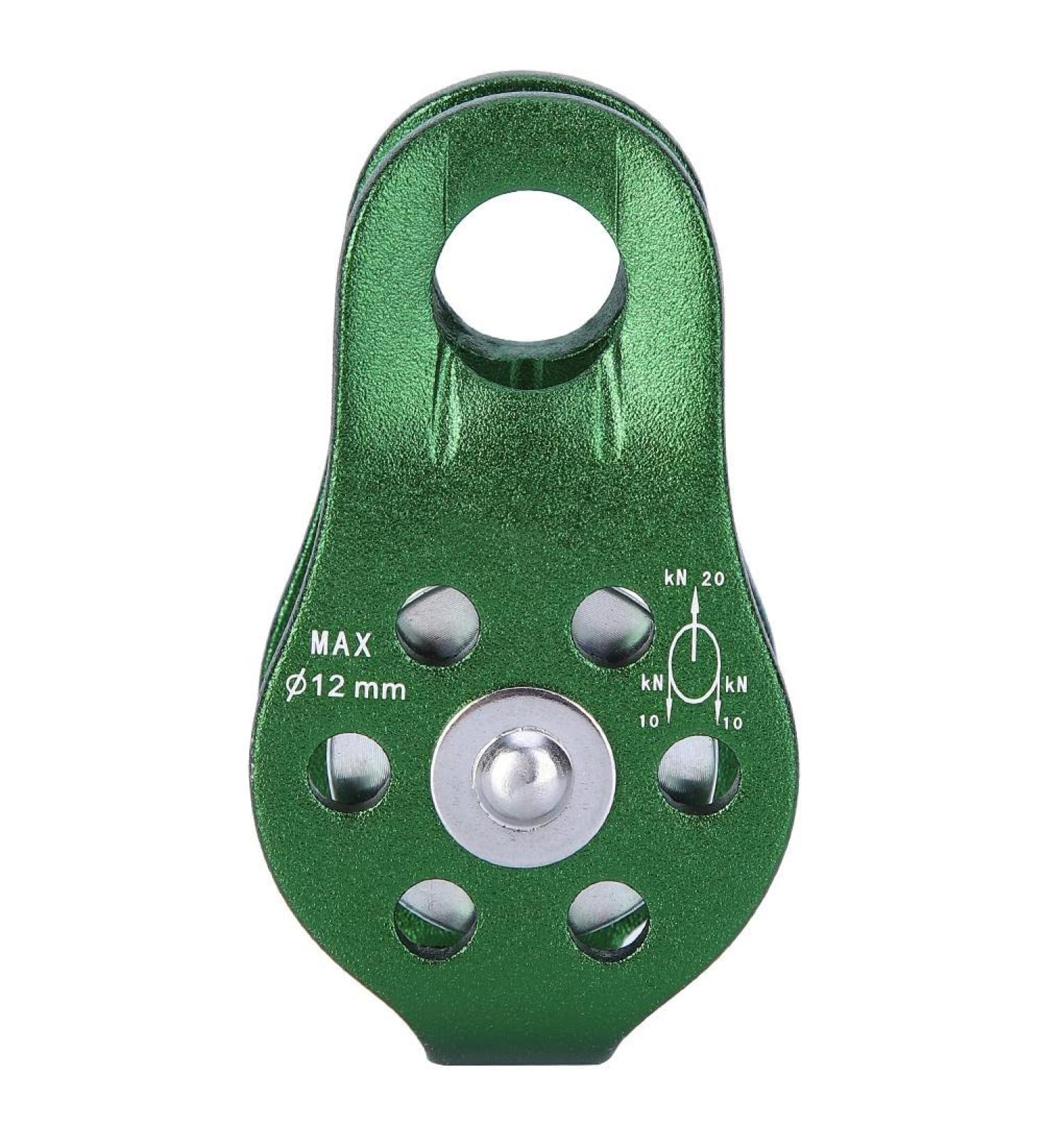 High-Performance Aluminum Alloy Mags Strap Disk - Single Swivel Rope Climbing Safety Equipment Accessories (Green) - Buy Online on GoSupps.com