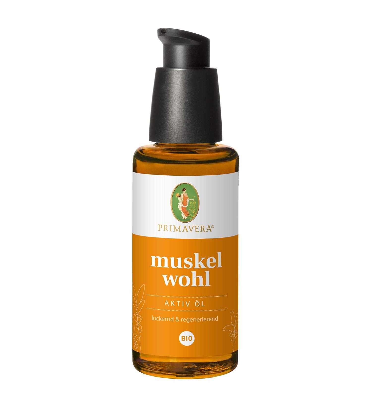 Primavera Muscle Welfare Active Oil Bio 2x50ml | Vegan Aromatherapy for Sore Muscles & Tension Relief - Buy Online on GoSupps.com