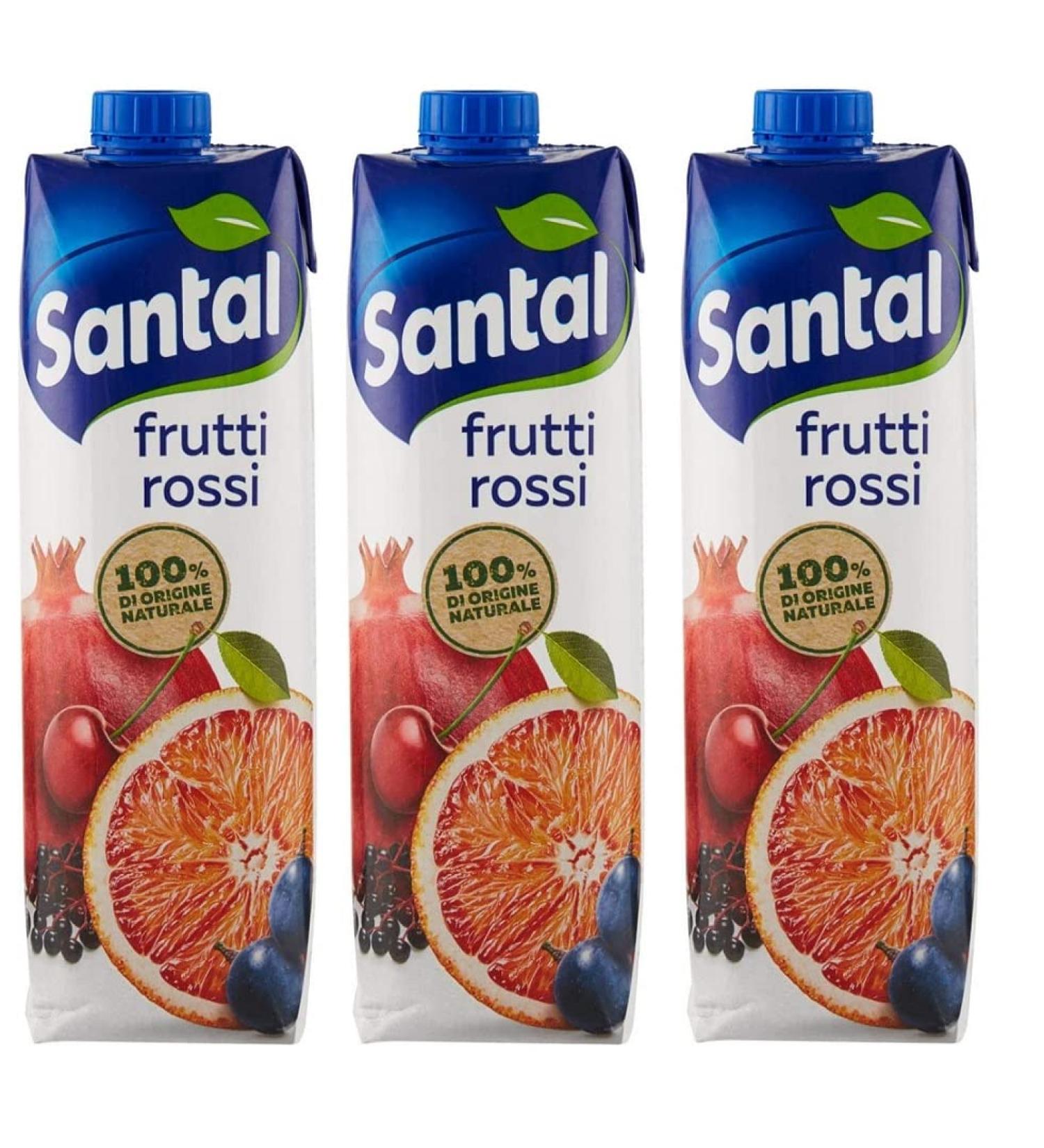 Parmalat Santal I Classics Fruit Juice Red Fruits Red Fruits Fruit Juice 100% Natural Origin Refreshing Drink Tetrapack 1000ml - Buy Online on GoSupps.com