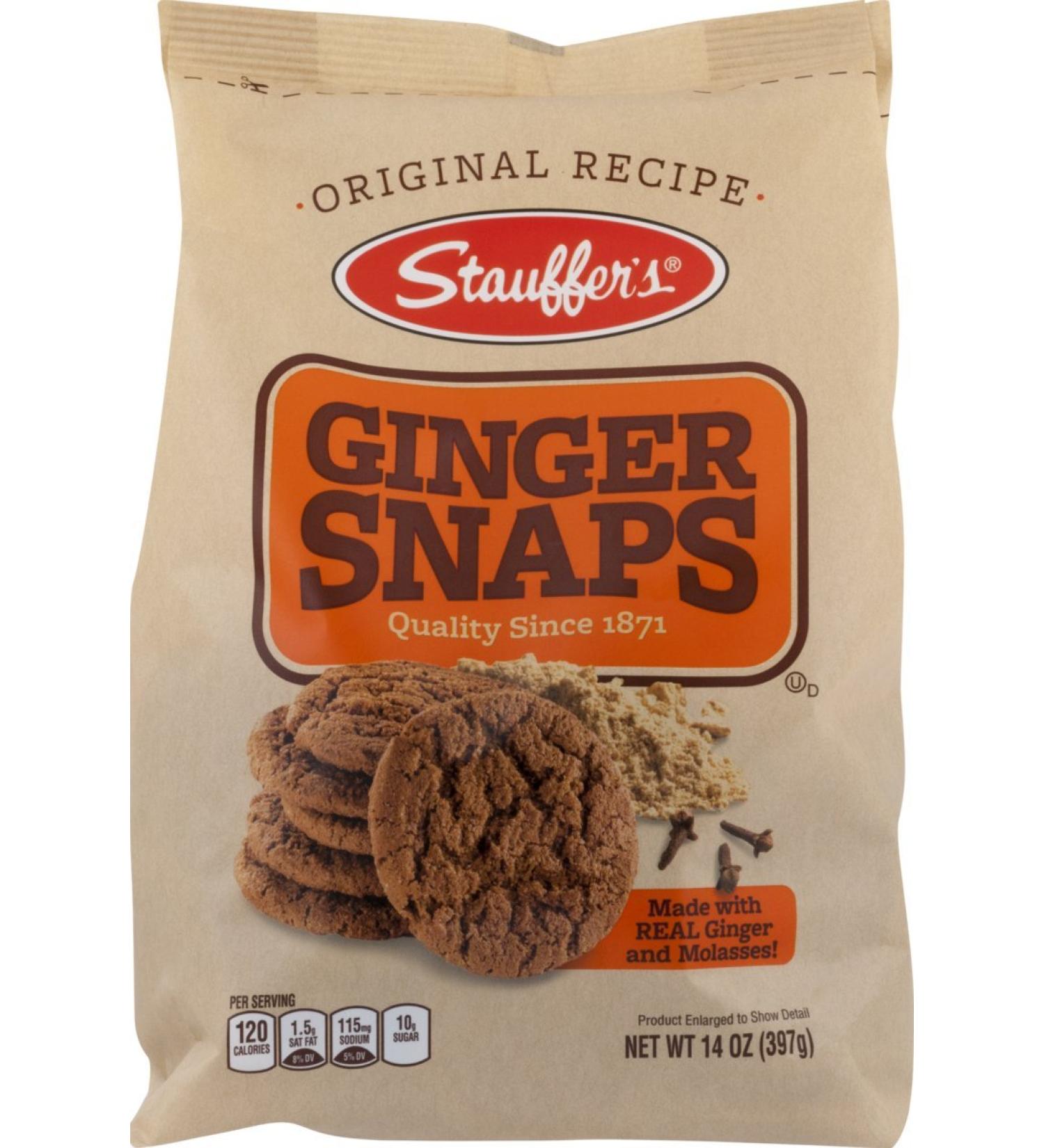 Stauffer's Original Recipe Ginger Snaps 14 oz. Bag - Pack of 3 - Buy Online on GoSupps.com
