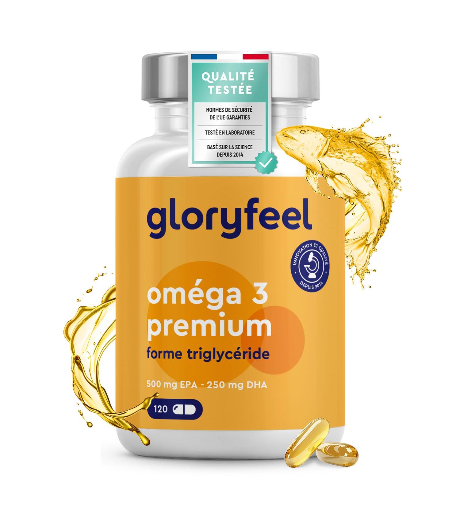 Omega 3 Wild Fish Oil 500mg EPA and 250mg DHA Omega 3 Essential Fatty Acids Heart Support Brain and Vision 120 Capsules for 4 Months Sustainable Peach Odorless - Buy Online on GoSupps.com