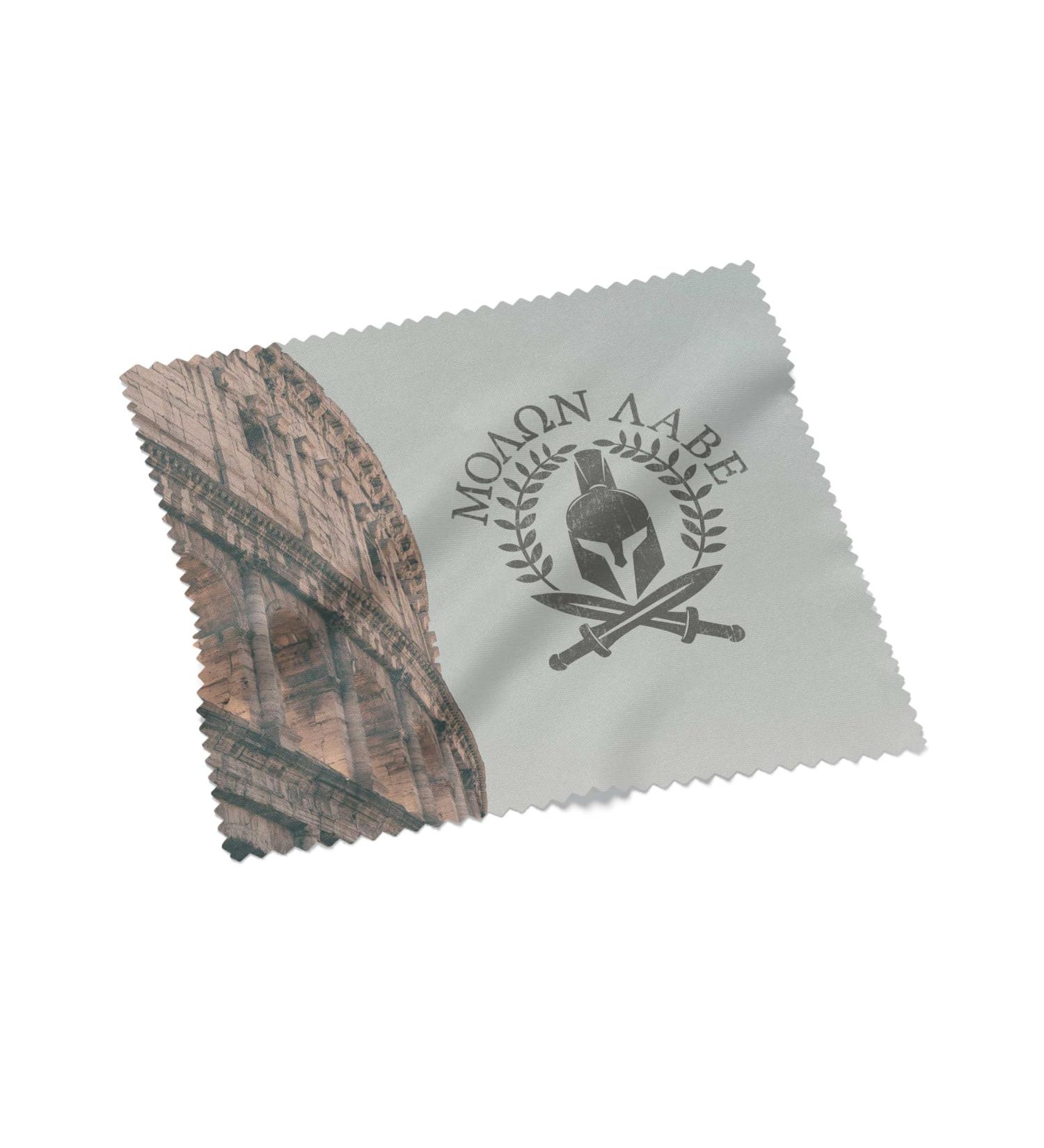 Urban Backwoods Spartan Motto Microfiber Cloth Glasses Cleaning Cloth