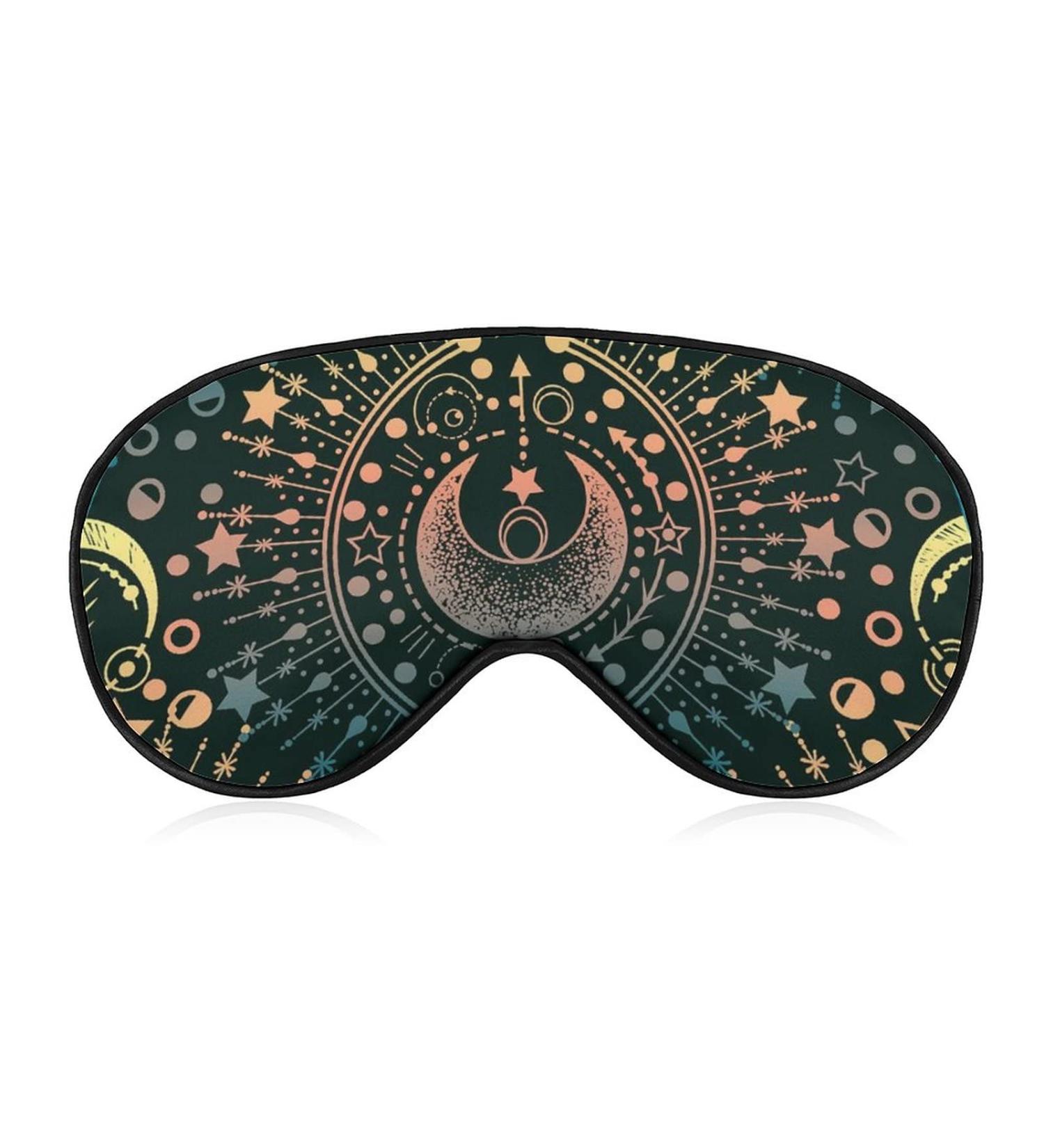 Spirituality and Mysticism Sleeping Mask | Soft Comfortable Eye Mask with Adjustable Head Strap | Light Blindfolds Eye Cover Shade for Travel - Buy Online on GoSupps.com