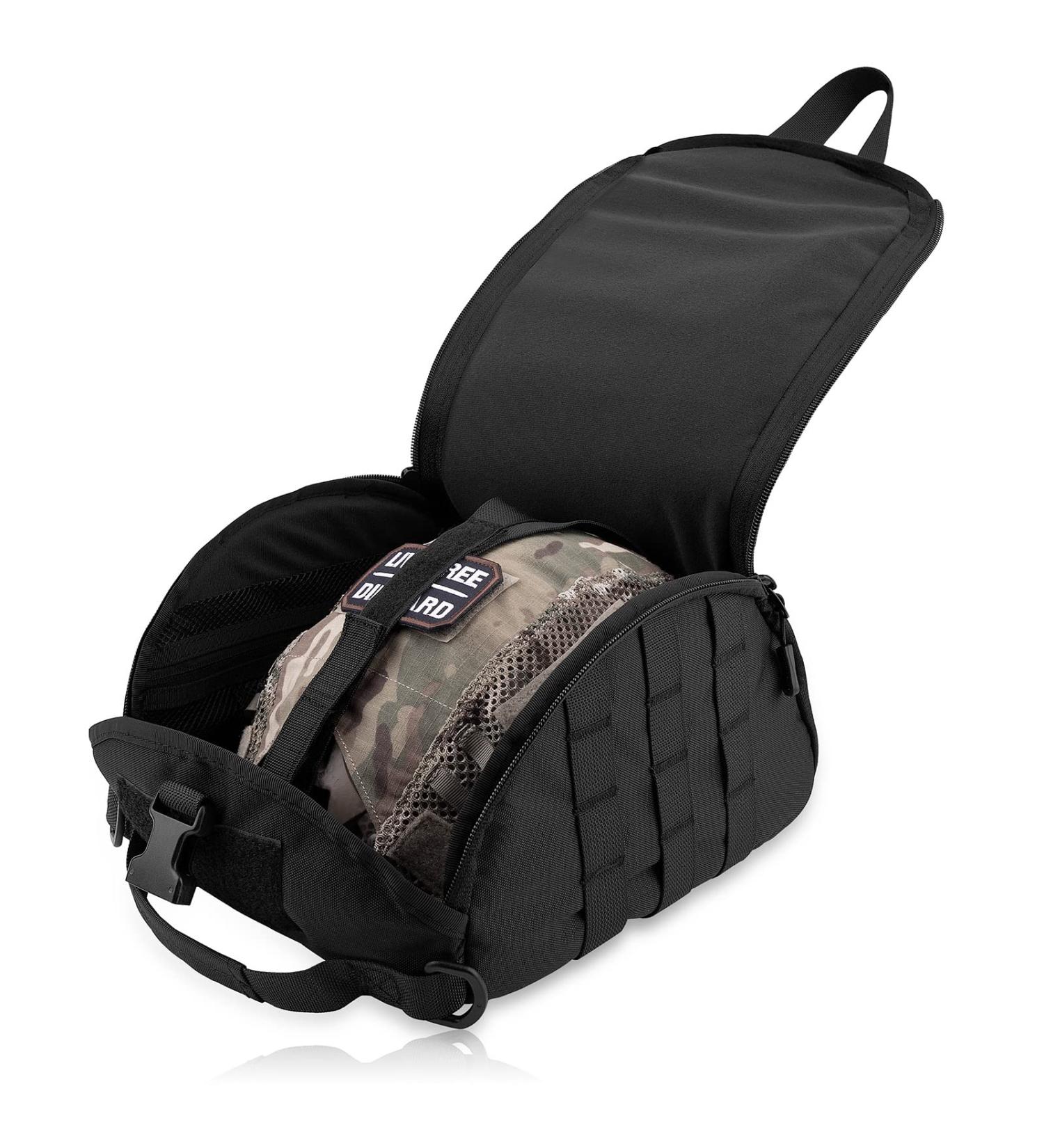 Versatile Tactical Helmet Bag With Large Capacity, Lightweight Padded Storage Bag For Carrying A