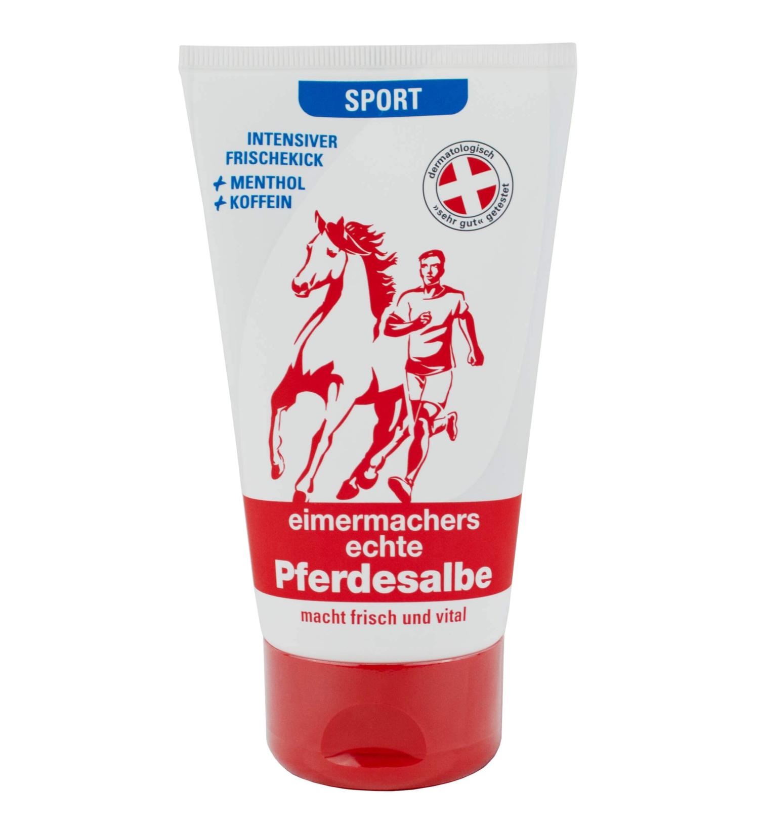Sport Horse Pomade Buckets with Menthol and Caffeine 150ml