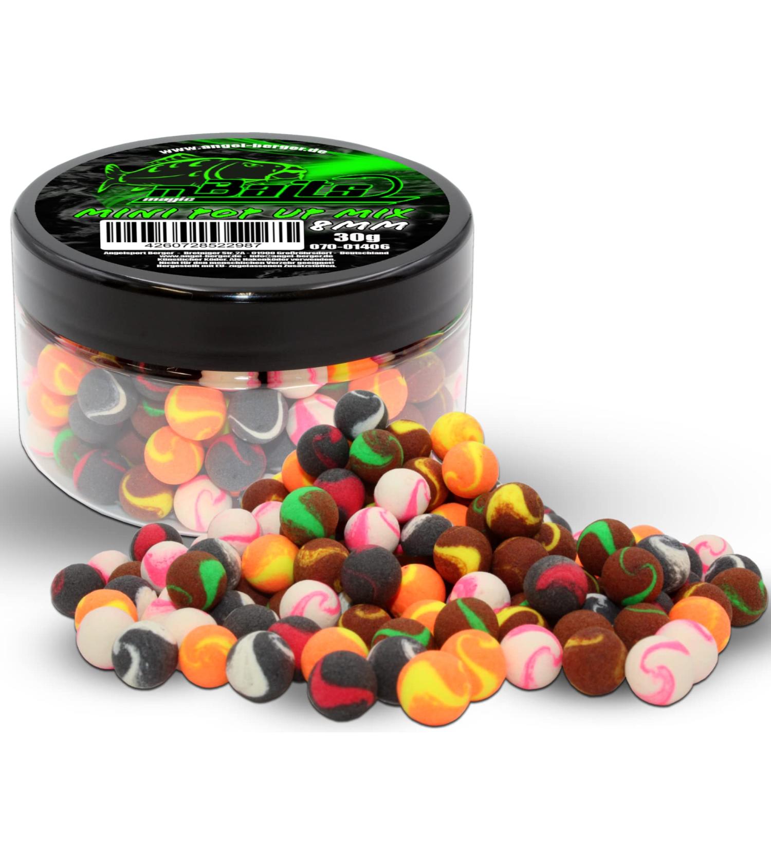 Buy Angel-Berger Magic Baits Mini Pop Up Mix 8mm - Twisted Method Feeder Pop Ups & Boilies for International Shipping - Buy Online on GoSupps.com