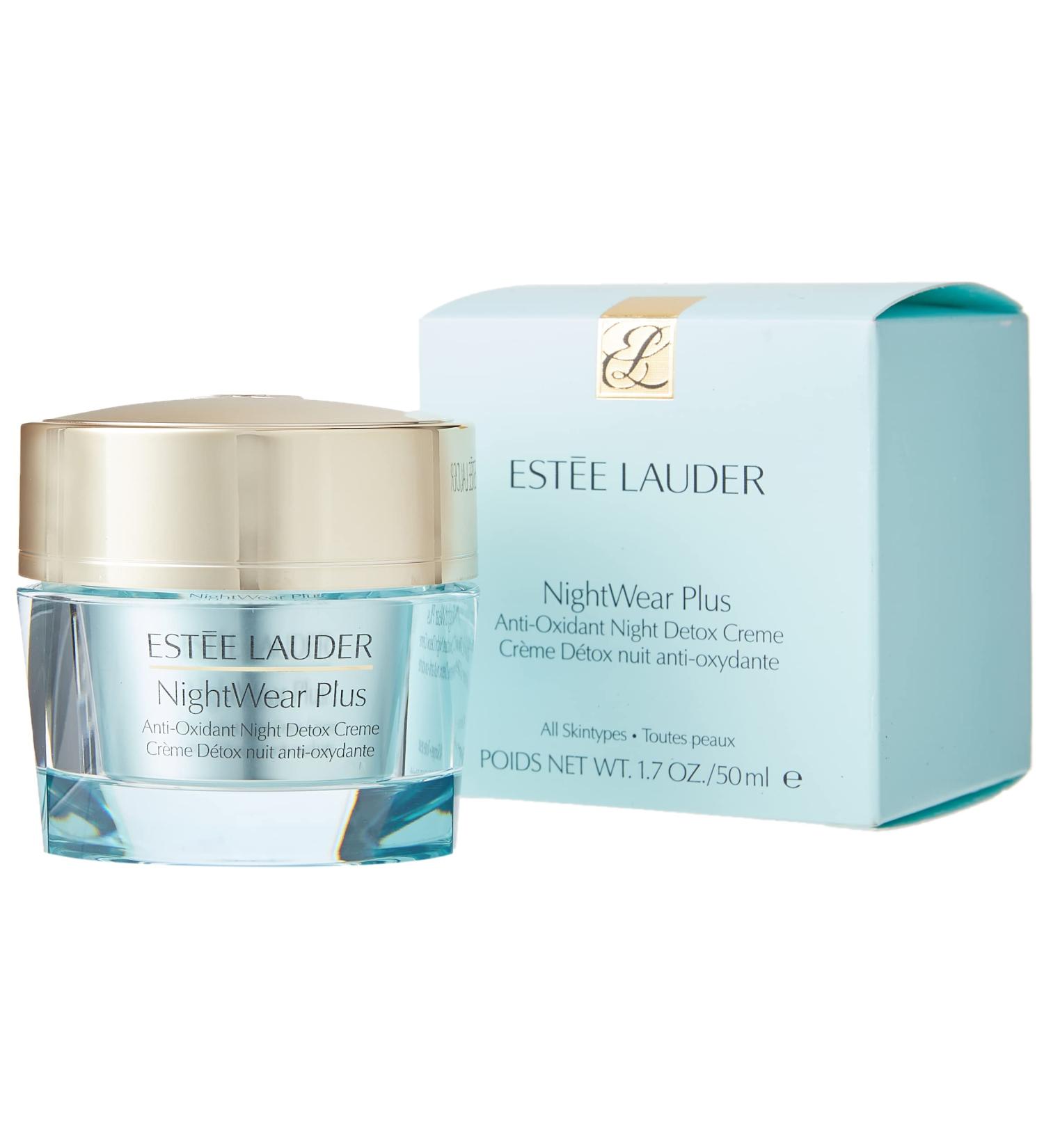 Estee Lauder Nightwear Plus Anti-Oxidant Night Detox Creme 1.7 oz - All Skin Types | Pack of 1 - Buy Online on GoSupps.com