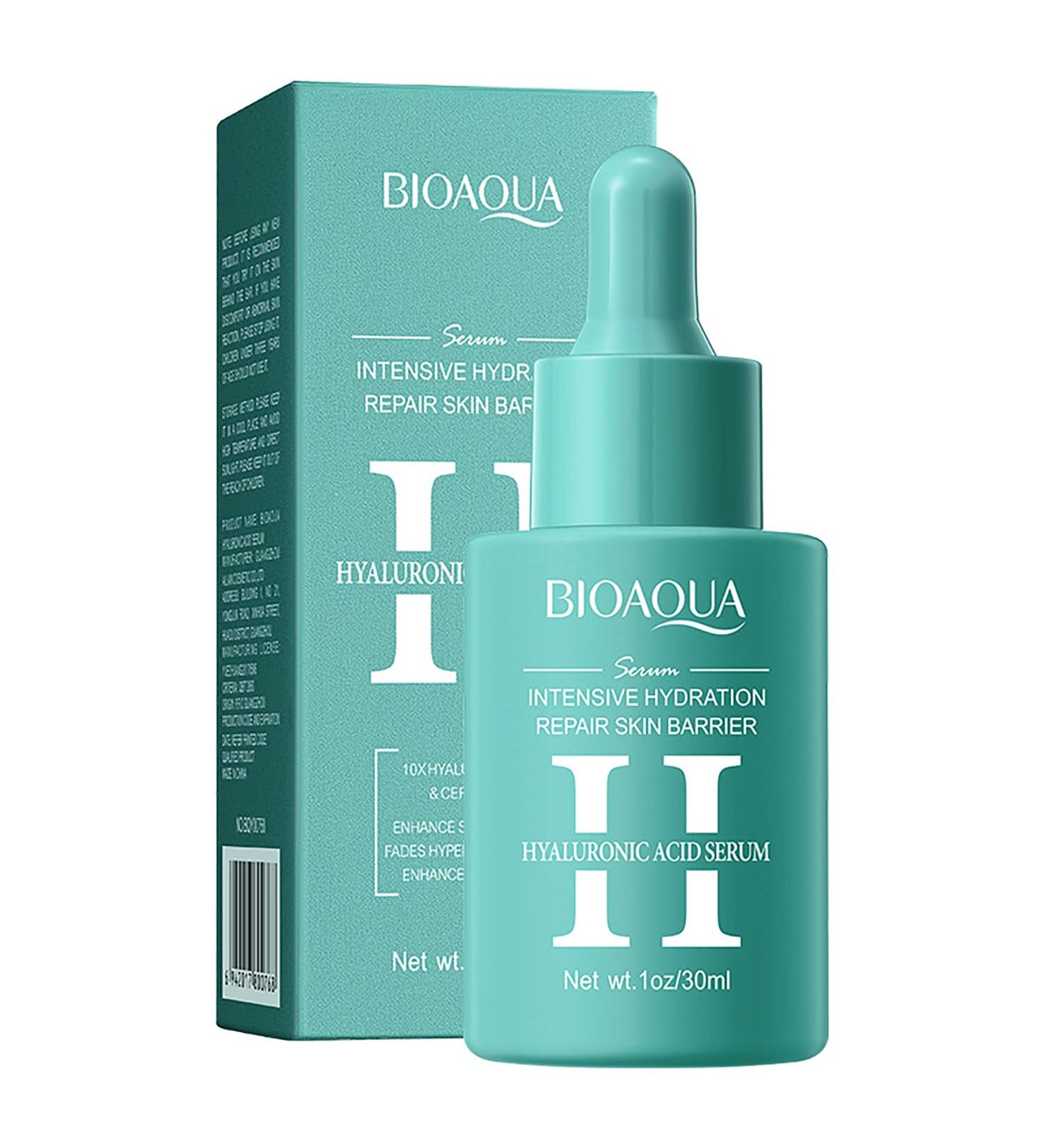 BIOAQUA Hyaluronic Acid Facial Serum - Hydrating Anti-Wrinkle Skin Essence | 30ml - Buy Online on GoSupps.com