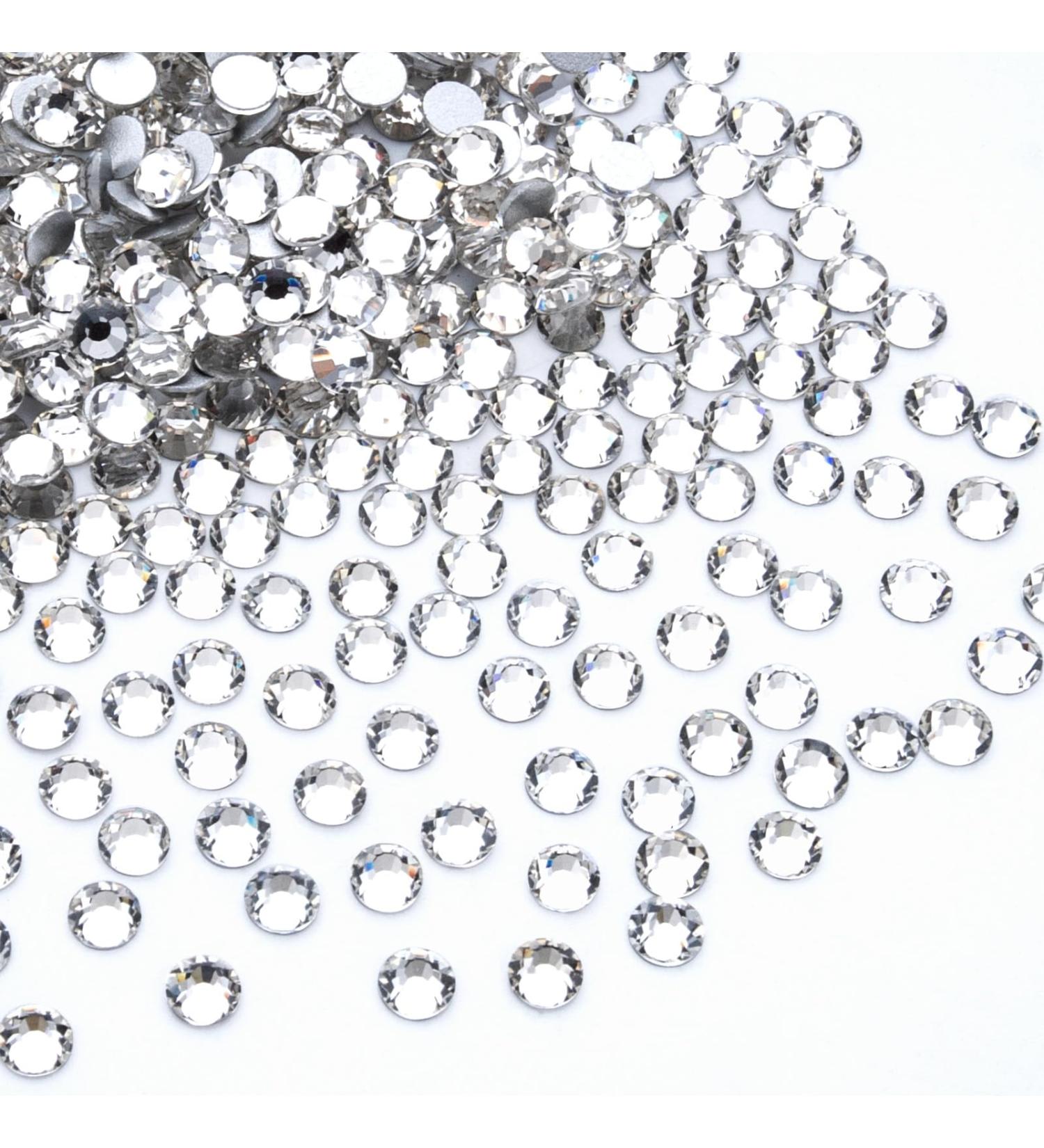 YHMQ DU Nail Rhinestones - 1440pcs White SS12 Crystal Nail Art Gems for Stunning Nail Designs - Buy Online on GoSupps.com