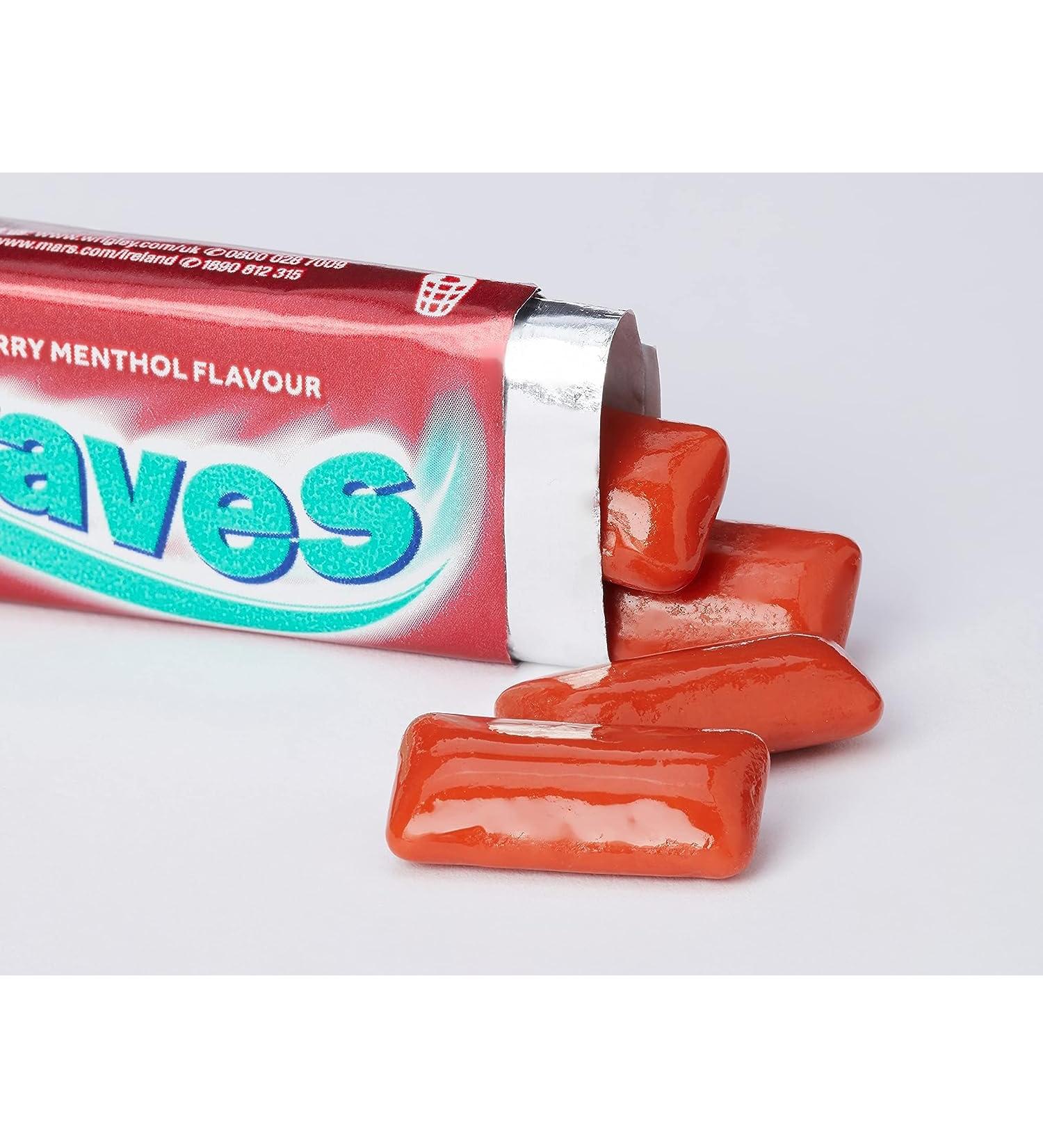 Wrigley's Airwaves Cherry Menthol Chewing Gum (5 Packets) - Buy Online on GoSupps.com