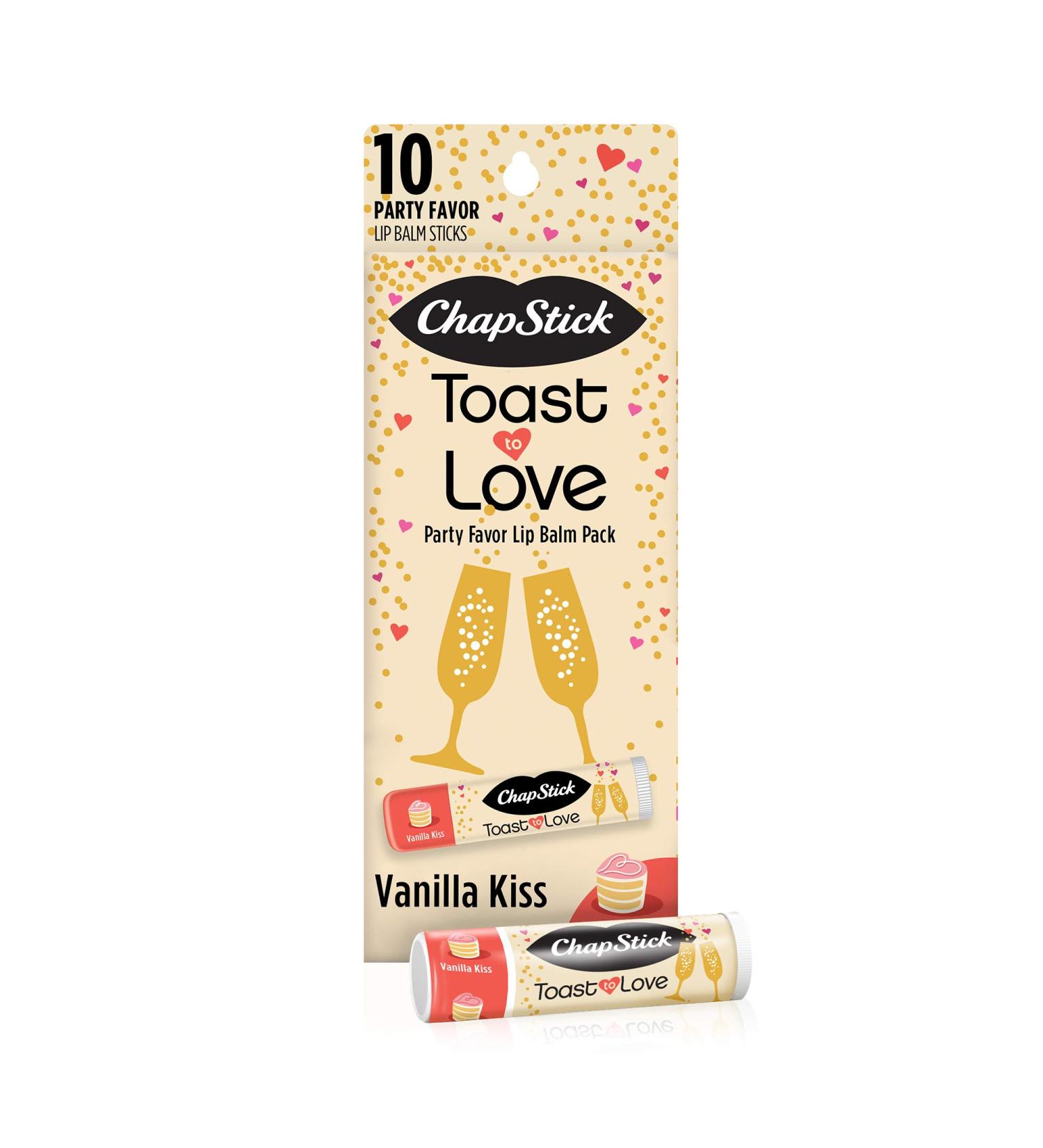 Chapstick Party Favor Lip Balm Gift Pack - Toast to Love (10 Sticks, 0.15 oz Each) - Buy Online on GoSupps.com