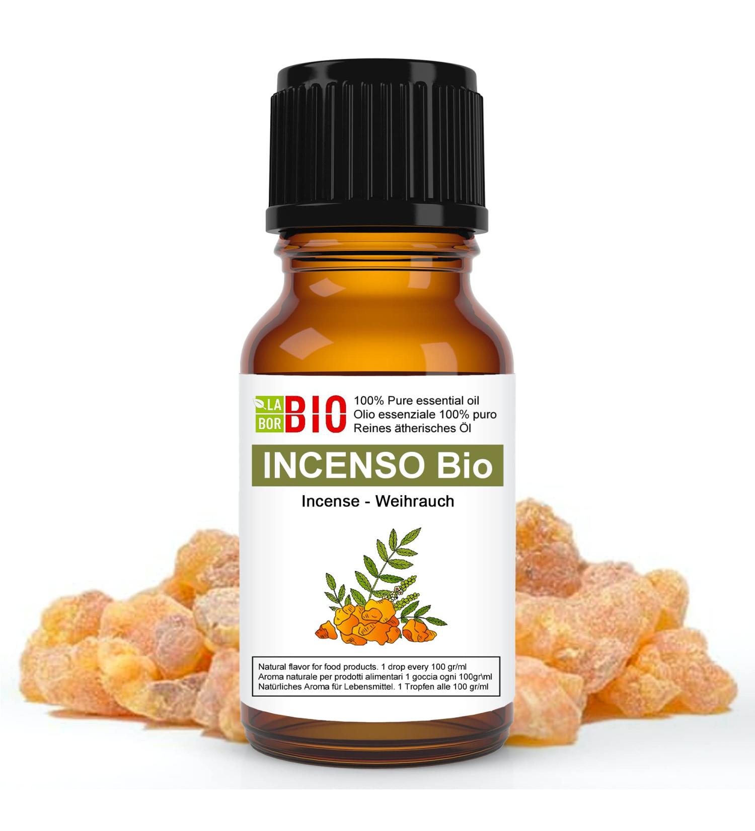 Organic Frankincense Oil 100% Pure 5 ml - Aromatherapy & Therapeutic Essential Oil for Cosmetics - International Shipping Available - Buy Online on GoSupps.com
