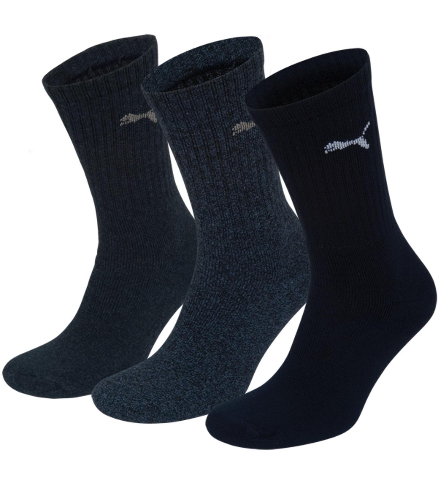 Puma - Unisex Sport Socks 3 Pack Blue (321 - New Navy) 39-42