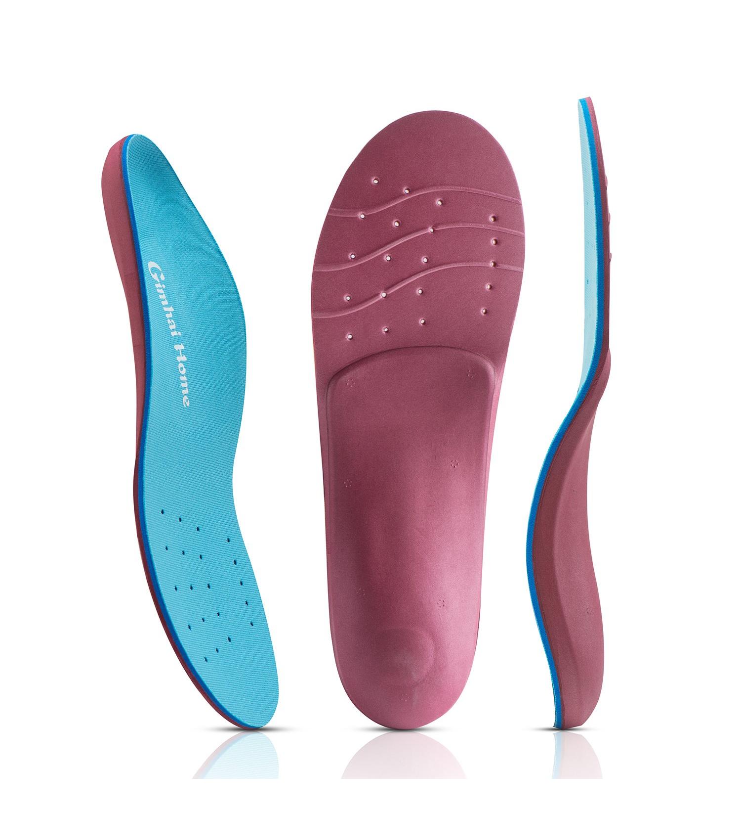 Orthotics Insoles for Flat Feet & Plantar Fasciitis - Arch Supports for Men/Women Shoes (Blue, Size US Men 10-10.5/Women 12-12.5) - Buy Online on GoSupps.com