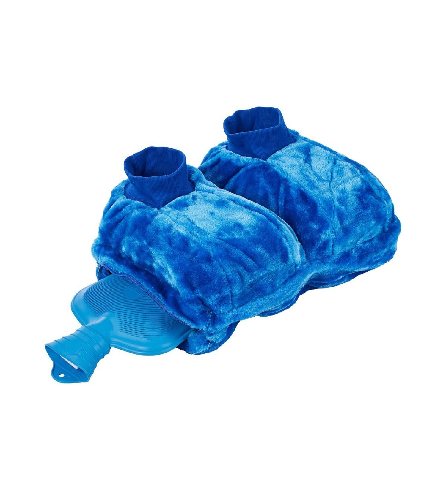 SAENGER foot warmer including hot water bottle cuddly plush warmer for cold days