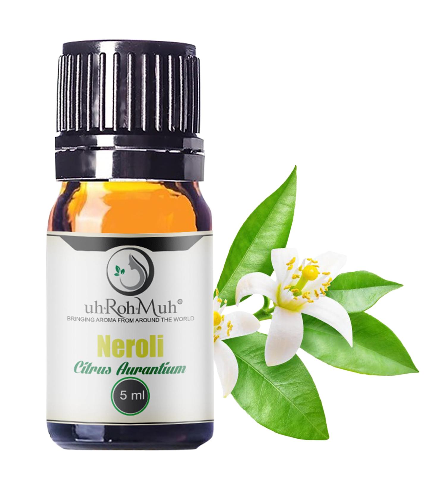 Buy 100% Pure Neroli Oil - Organic Orange Blossom Oil | USDA Certified | Essential Oils for Diffusers | 5ml from Egypt - Buy Online on GoSupps.com
