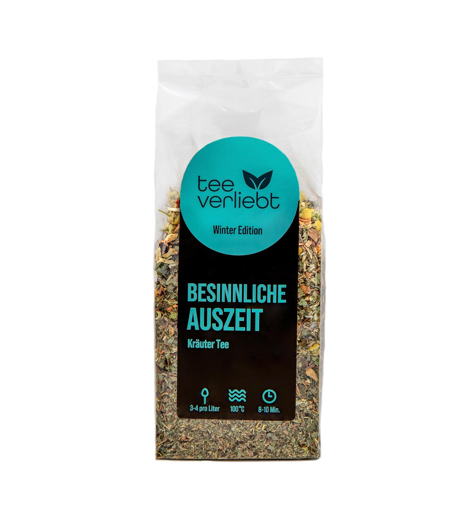Teeverliebt Winter Edition Contemplative Break Herbal Tea 90 g Loose Herbal Tea Delicious Tea Mix Ideal as a Gift for Christmas - Buy Online on GoSupps.com