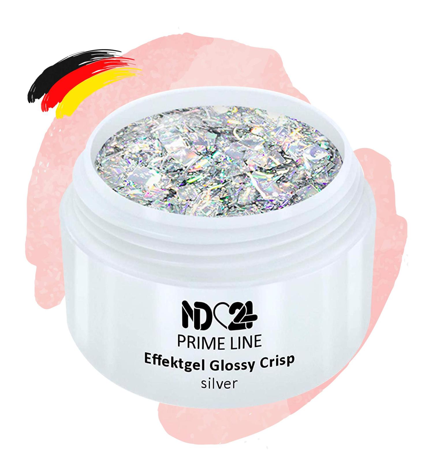 Buy Prime Line UV LED Gel Crisp Effect Silver Glitter - 5ml Made in Germany | International Shipping Available - Buy Online on GoSupps.com
