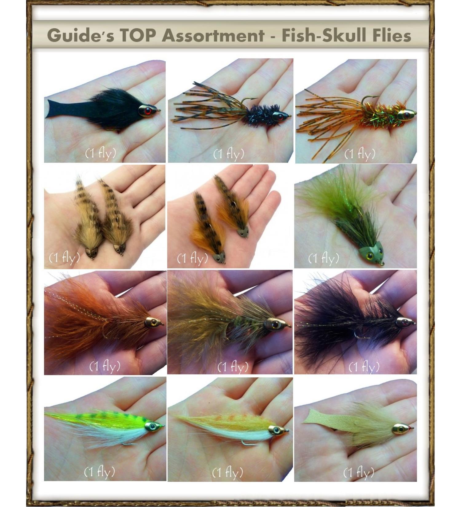 Fish-Skull Assortment: Next Generation Streamer Flies (12 Flies) - Buy Online on GoSupps.com