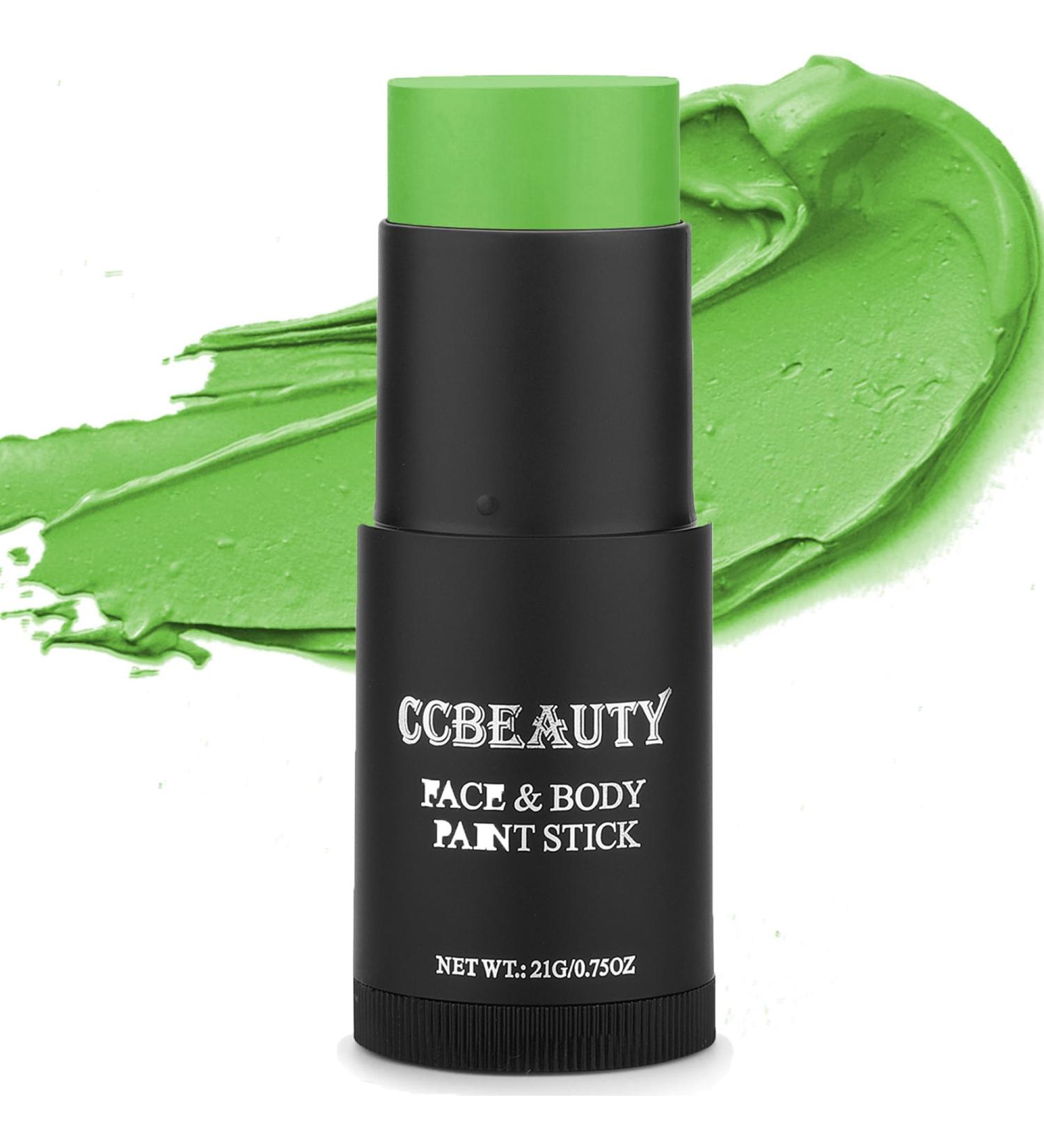 Ccbeauty Light Green Body Paint Stick - Oil-Based Creamy Blendable Face & Body Makeup for Halloween & Parties - Non-Toxic Body Art Pencils - Buy Online on GoSupps.com