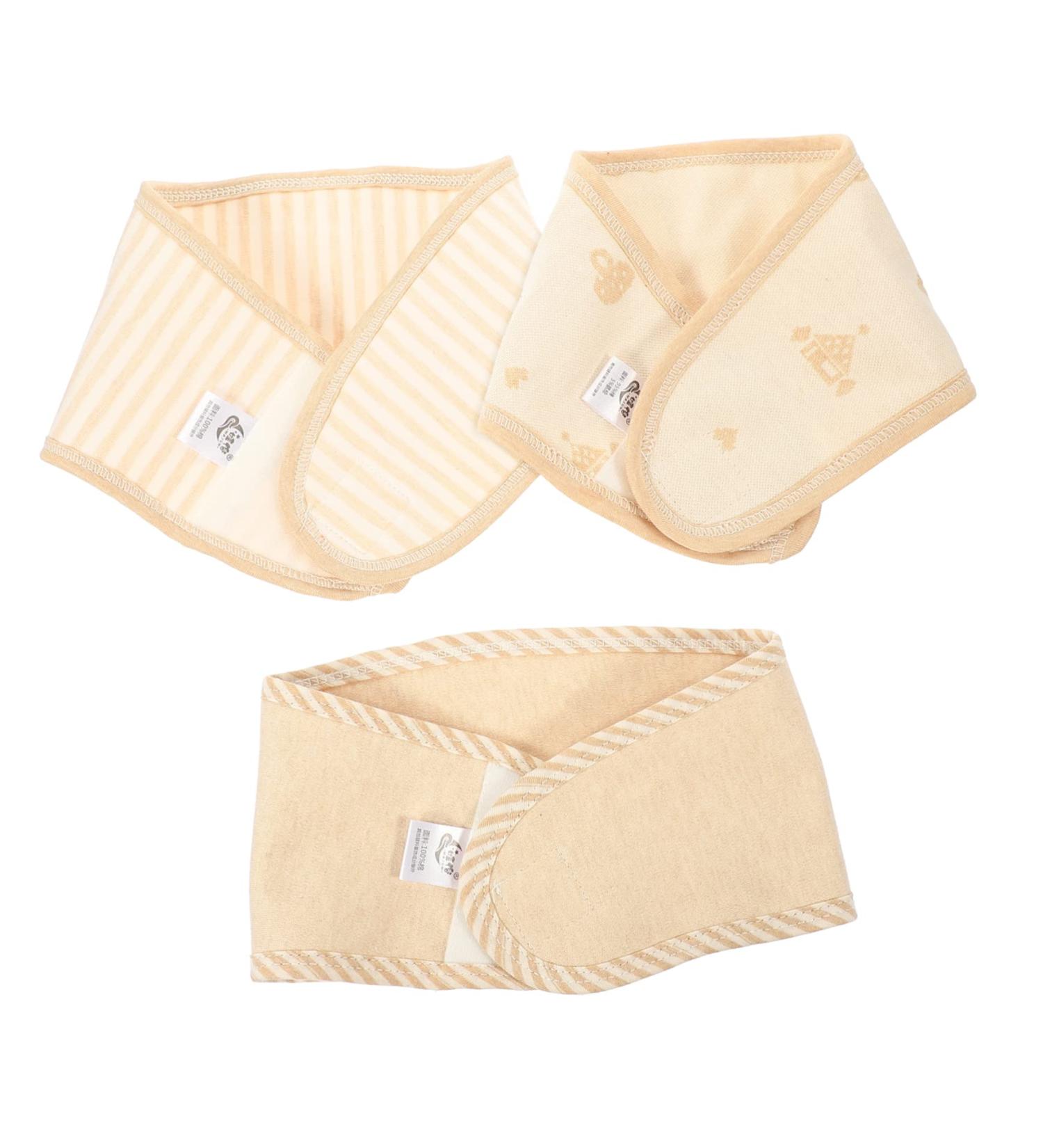 Hoement 3pcs Baby Belly Belts - Cotton Belly Band for Infant Umbilical Hernia & Colic Relief - Buy Online on GoSupps.com
