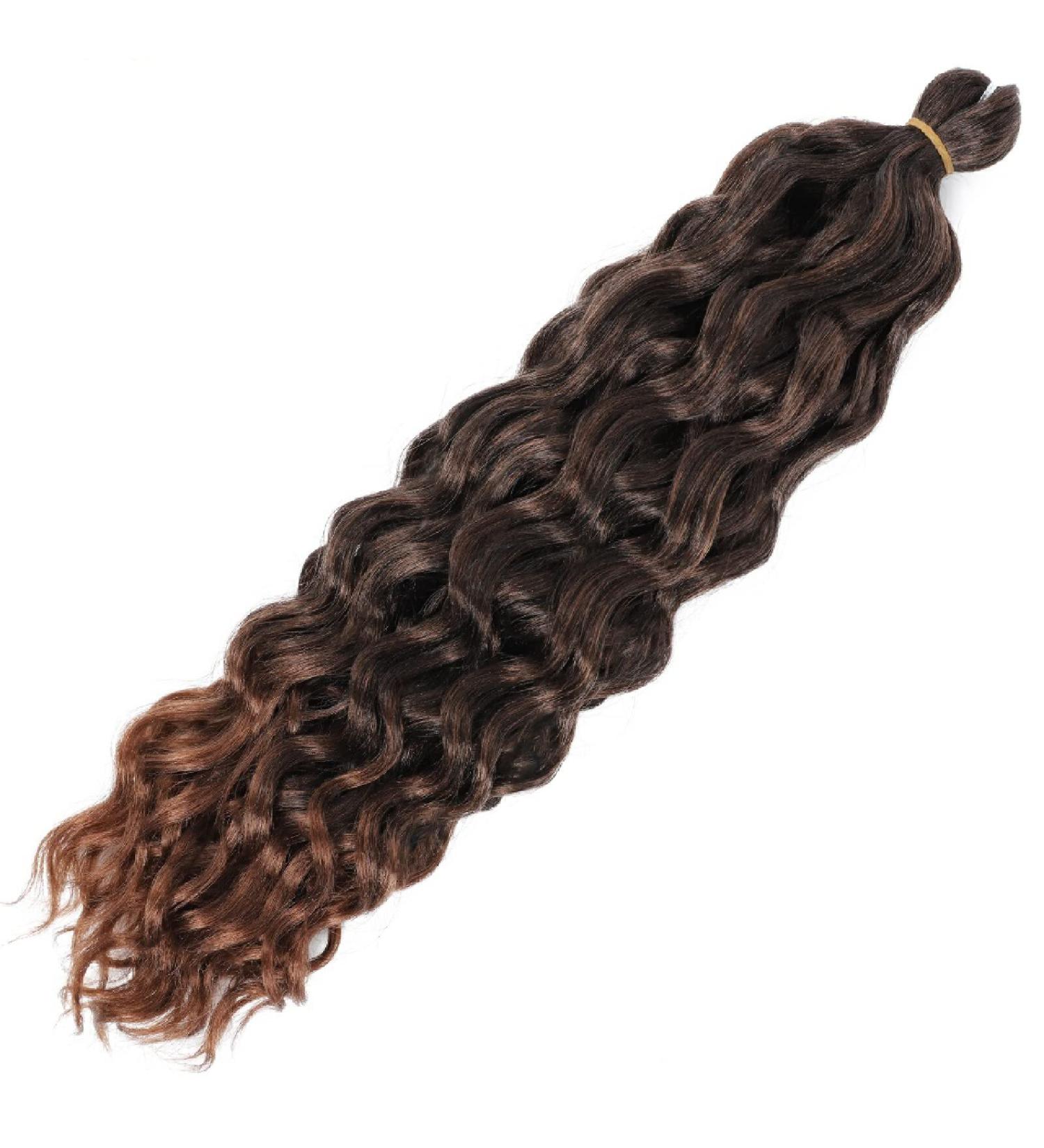 Buy Afro Gradient Blonde Water Wave Crochet Braid - Wigskopf Frame Hair Extensions (24 inch 6 PCS) for Women - International Shipping Available - Buy Online on GoSupps.com