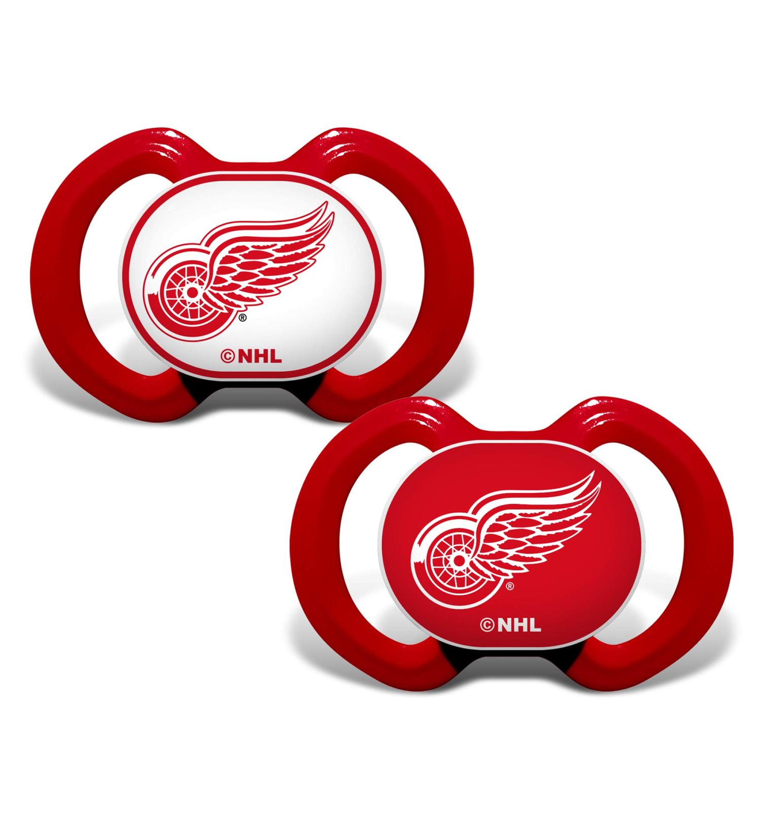 BabyFanatic NHL Detroit Red Wings Pacifier 2-Pack - Officially Licensed League Gear - Buy Online on GoSupps.com