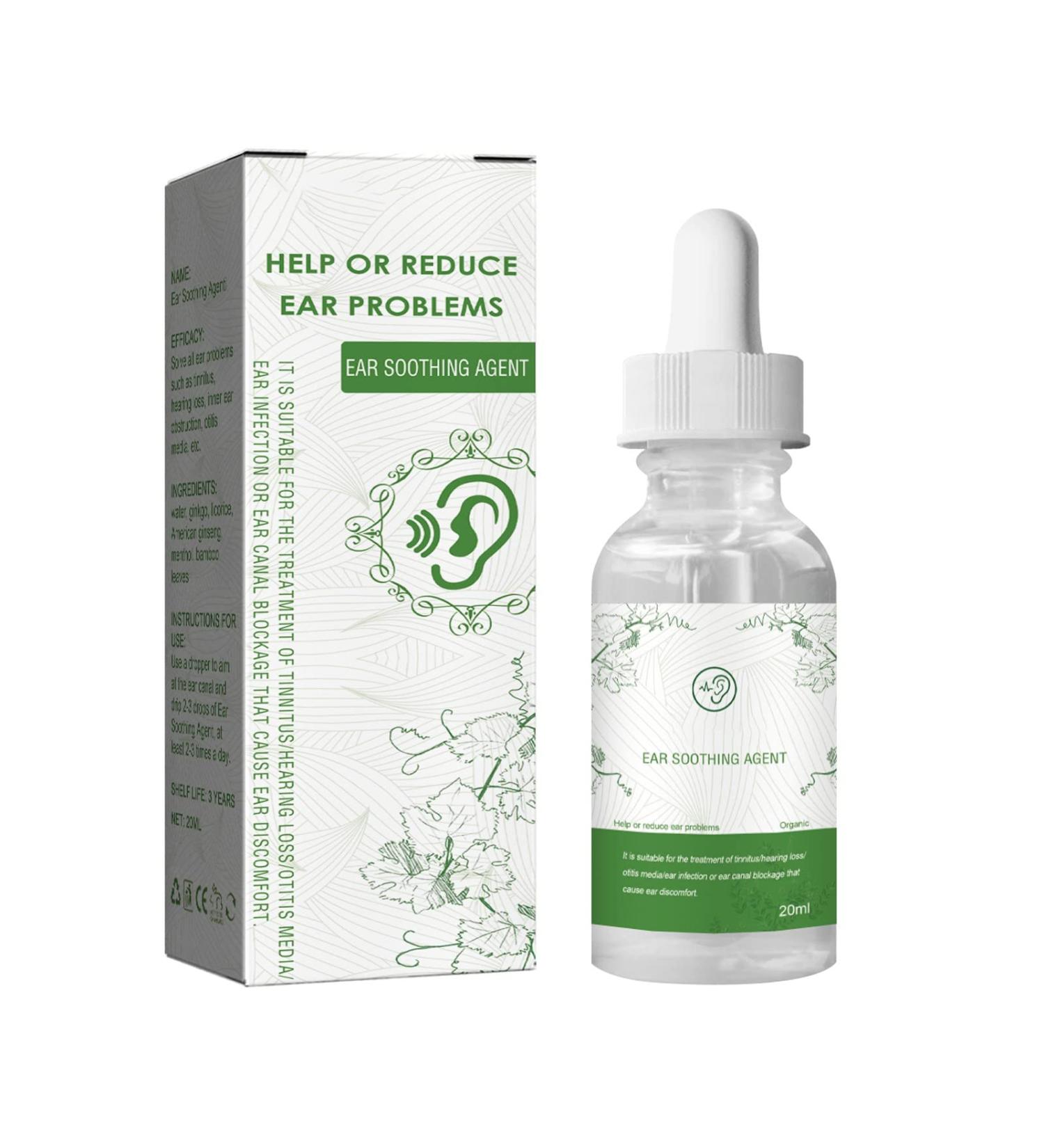 Organic Ear Wax Removal Drops - Ear Health Care Soothing Agent for Inner Ear Obstruction & Tinnitus - White, One Size - Buy Online on GoSupps.com