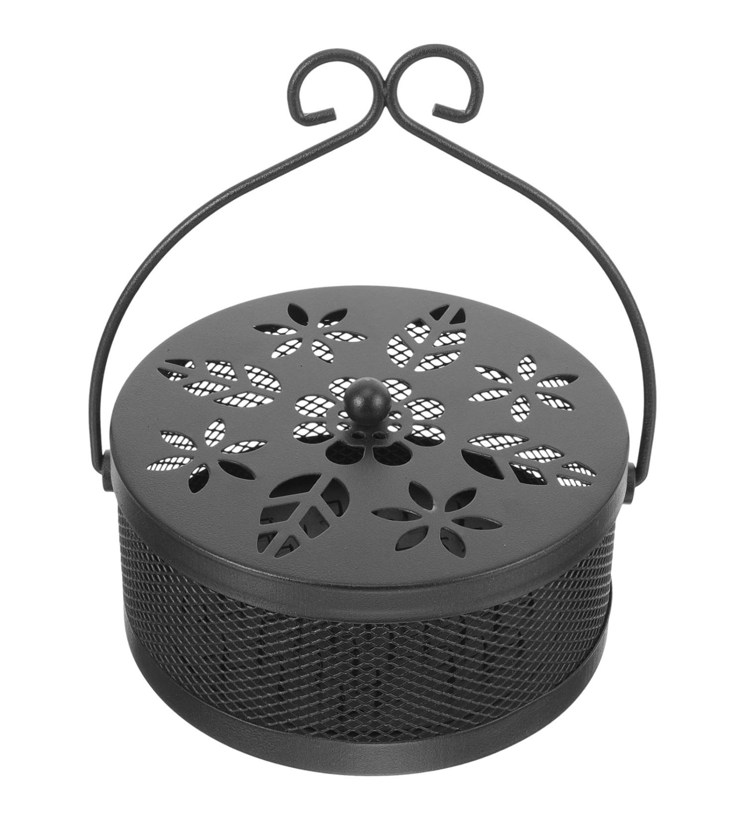 Buy Gavi Forge-Iron Mosquito Coil Box & Incense Stick Holder | Elegant Desk Decor for Office | International Shipping Available - Buy Online on GoSupps.com