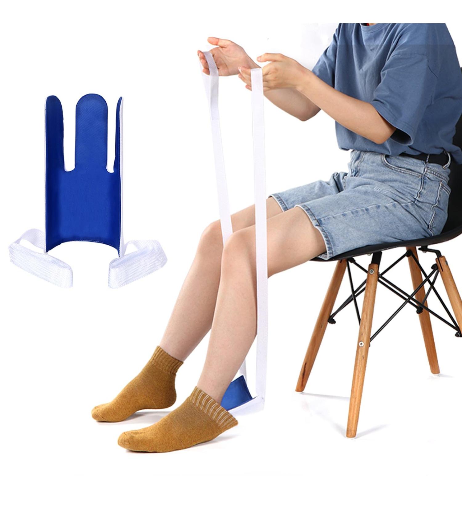 Elorgzem Sockenan - Educational Dressing Aid for Socks & Stockings | Perfect for Seniors Pregnant Women & Those with Limited Mobility - Buy Online on GoSupps.com