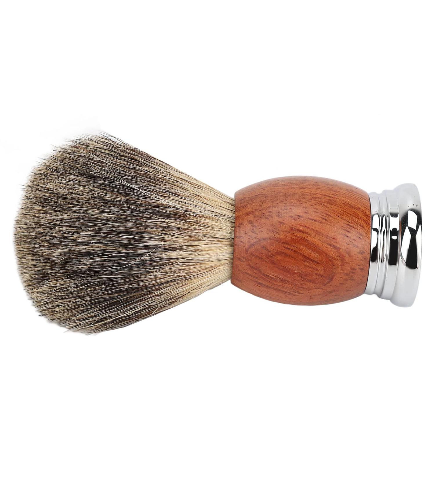 Professional Portable Shaving Brush for Men | Ergonomic & Elegant Soft Hair Barber Grade | Ideal for Home & Salon Use - Buy Online on GoSupps.com