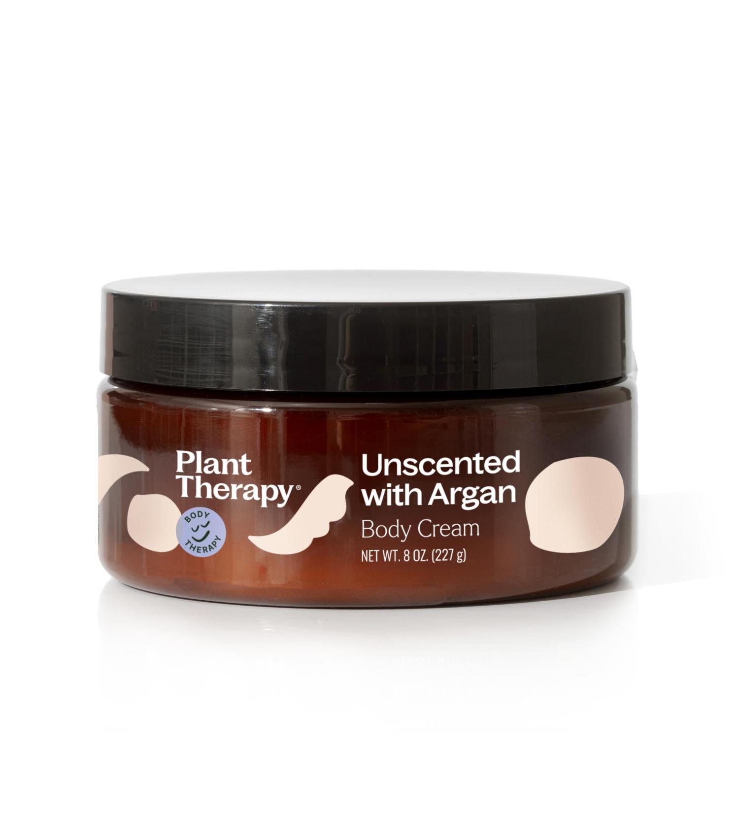 Buy Plant Therapy Unscented Body Cream with Argan Oil 8 oz - Restore Softness & Hydration Enriched with Vitamins & Antioxidants for Smooth Firm Skin - International Shipping Available - Buy Online on GoSupps.com