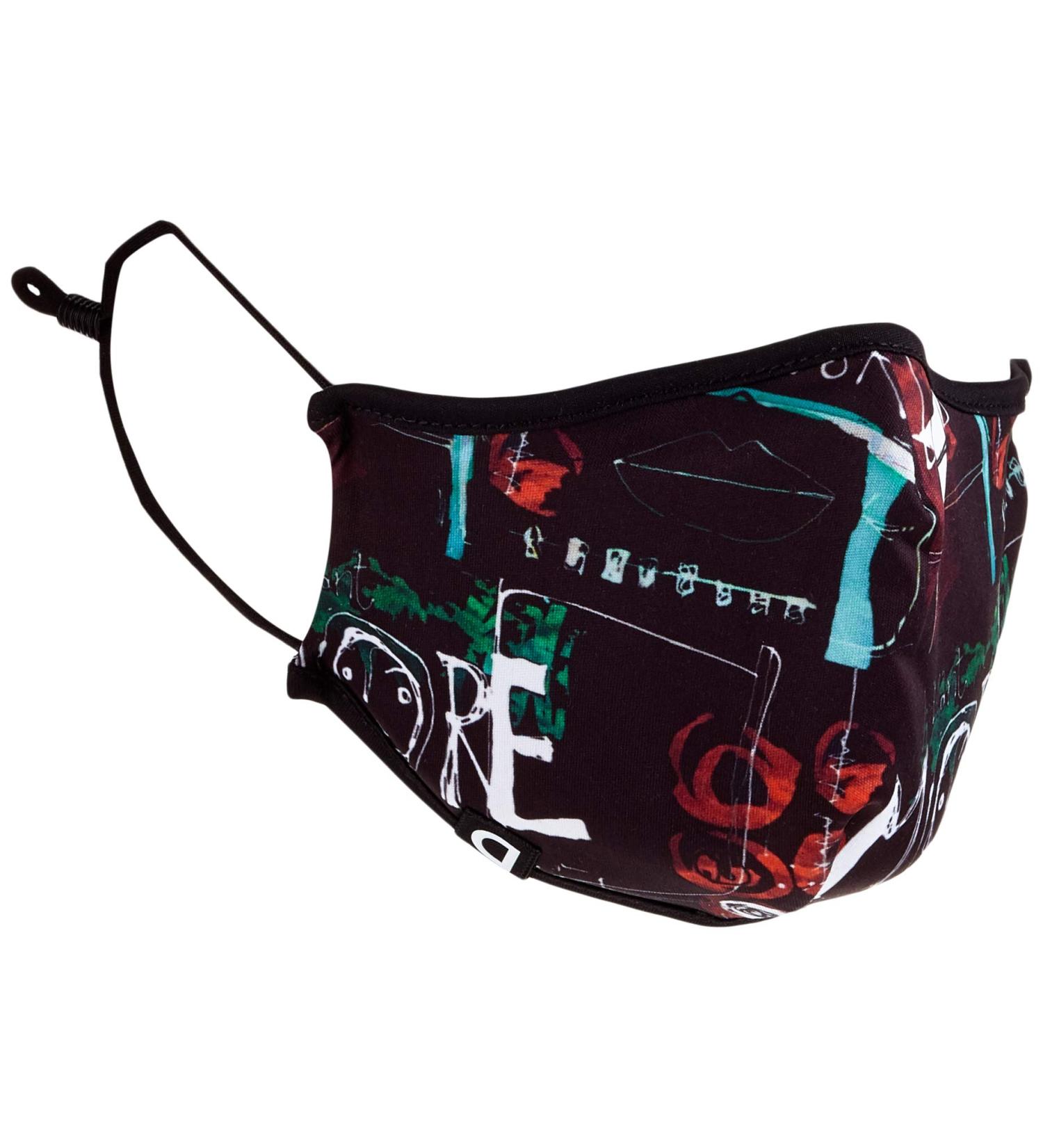 Desigual Unisex Adult MASK_Lettering - Black 1 Piece | International Shipping available - Buy Online on GoSupps.com