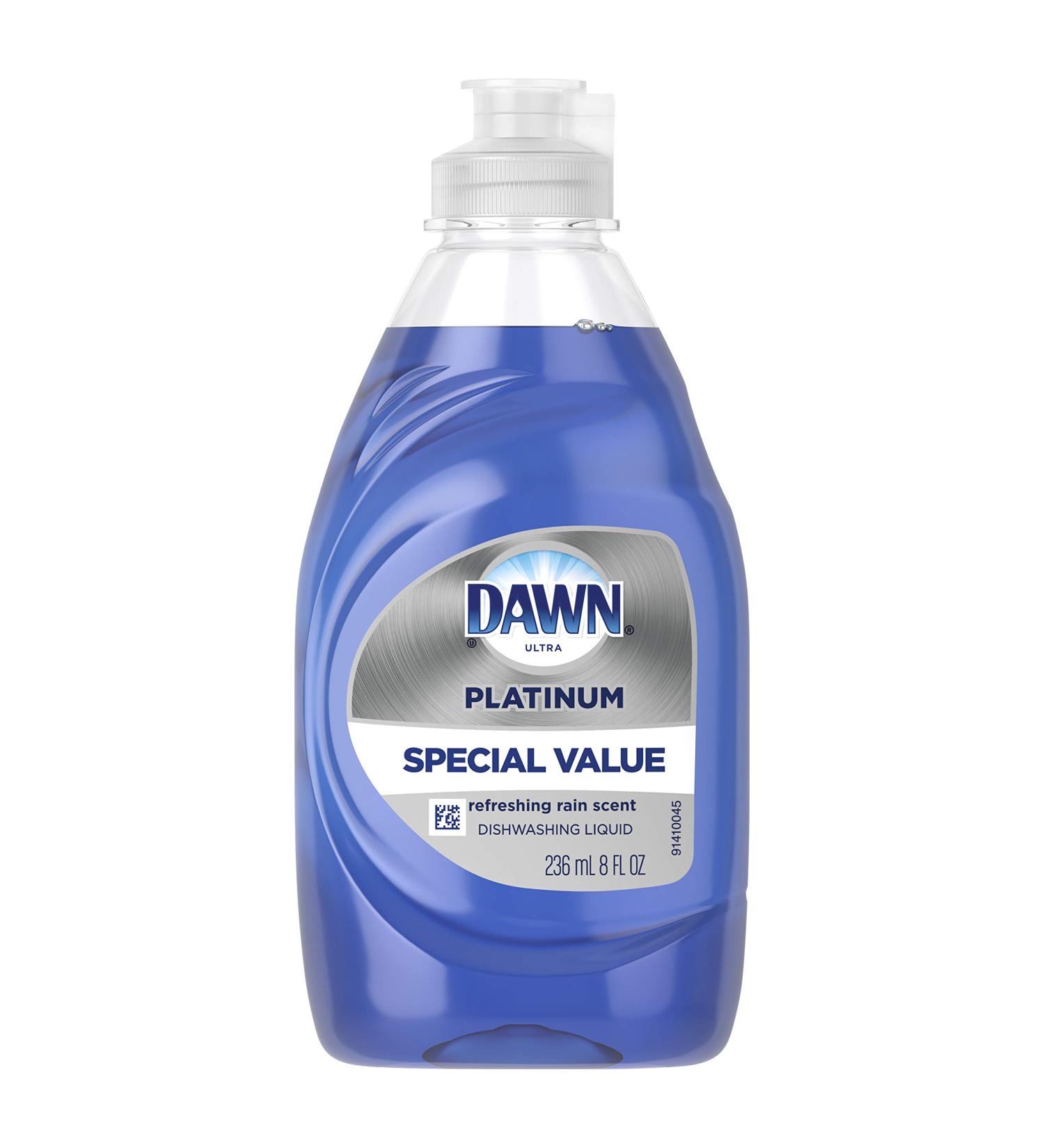 Dawn Platinum Dishwashing Liquid Soap - Refreshing Rain 8 oz (Pack of 18) | International Shipping - Buy Online on GoSupps.com