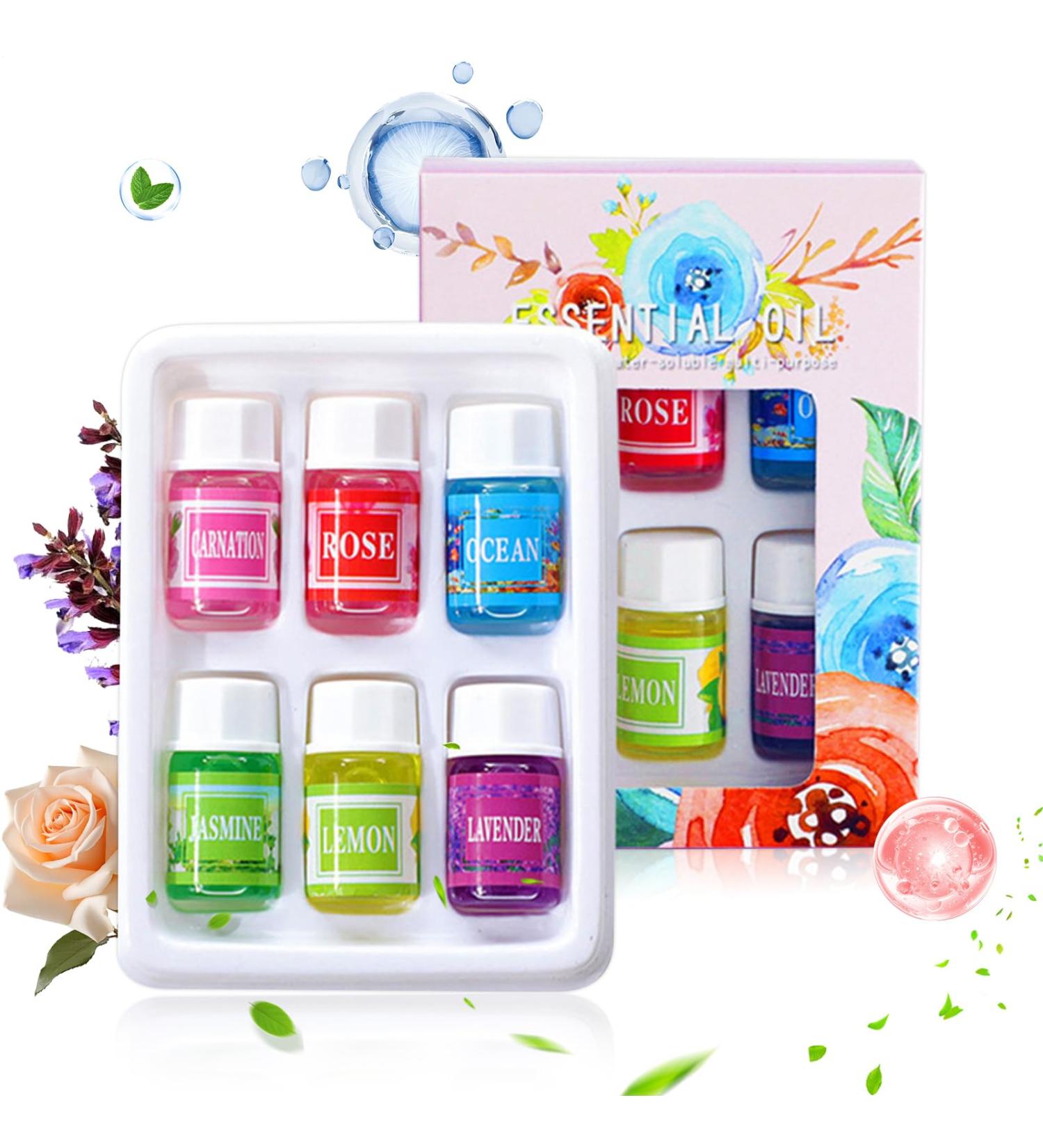  G n rique Water-soluble oil - 3 ml oil | 6-pack multi-purpose moisturizing oils for factory use | Car diffuser air freshener for bathroom and living room - Buy Online on GoSupps.com