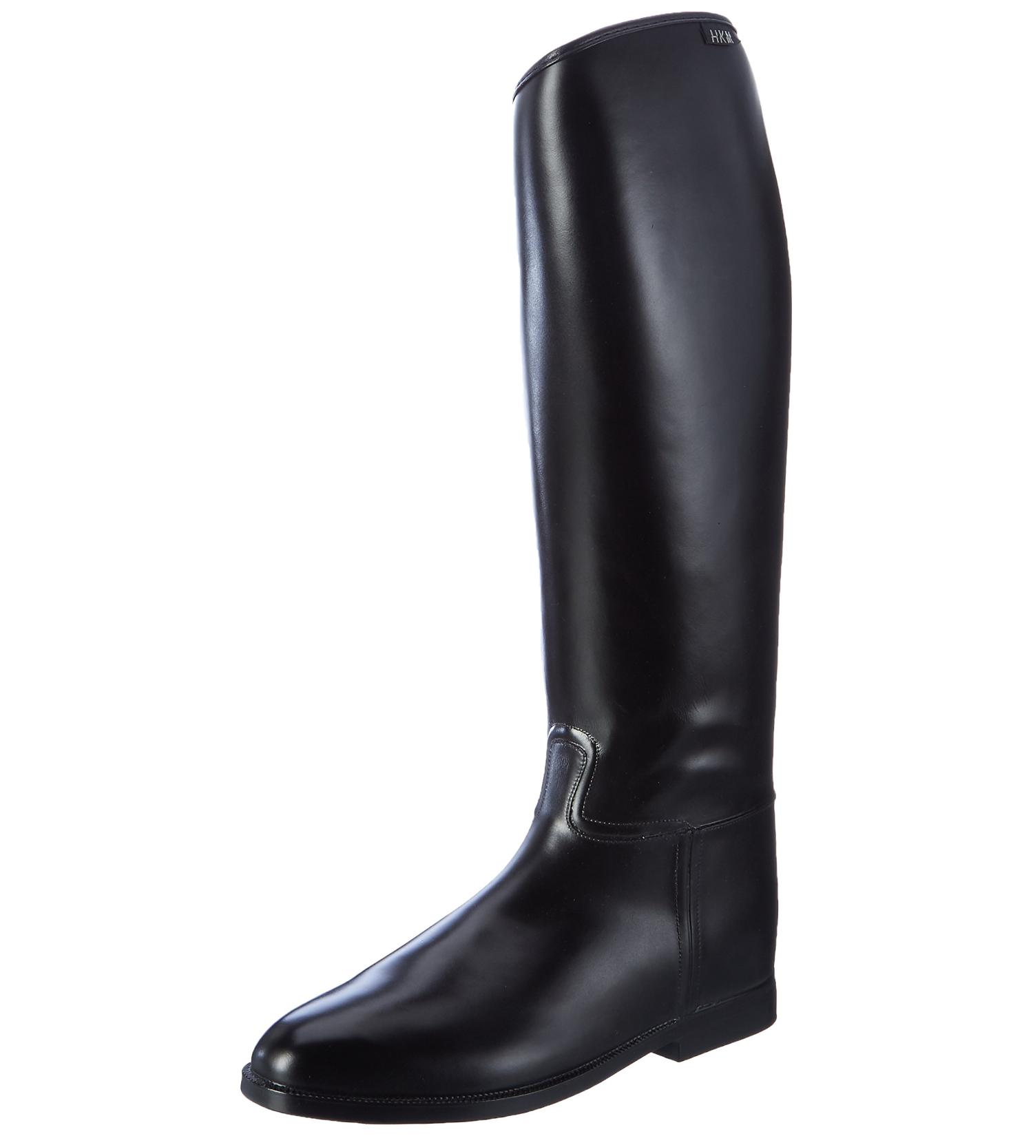 HKM Adult 4512 Riding Boots for Men - Long/Wide Elastic Insert 46 EU in Black | International Shipping Available - Buy Online on GoSupps.com