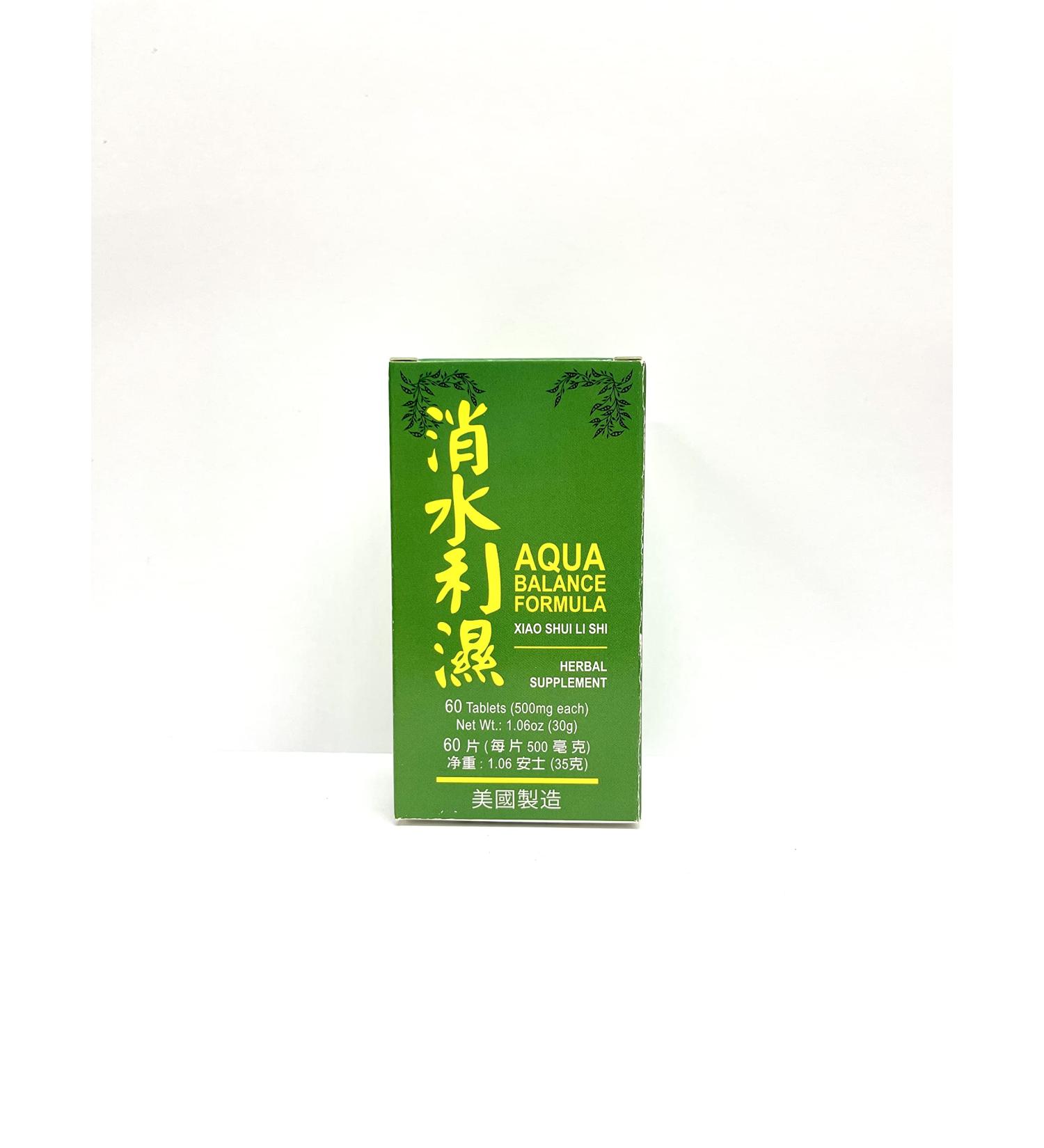 Aqua Balance Formula - Xiao Shui Li Shi Herbal Supplement 500mg 60 Tablets | Made in USA - Buy Online on GoSupps.com