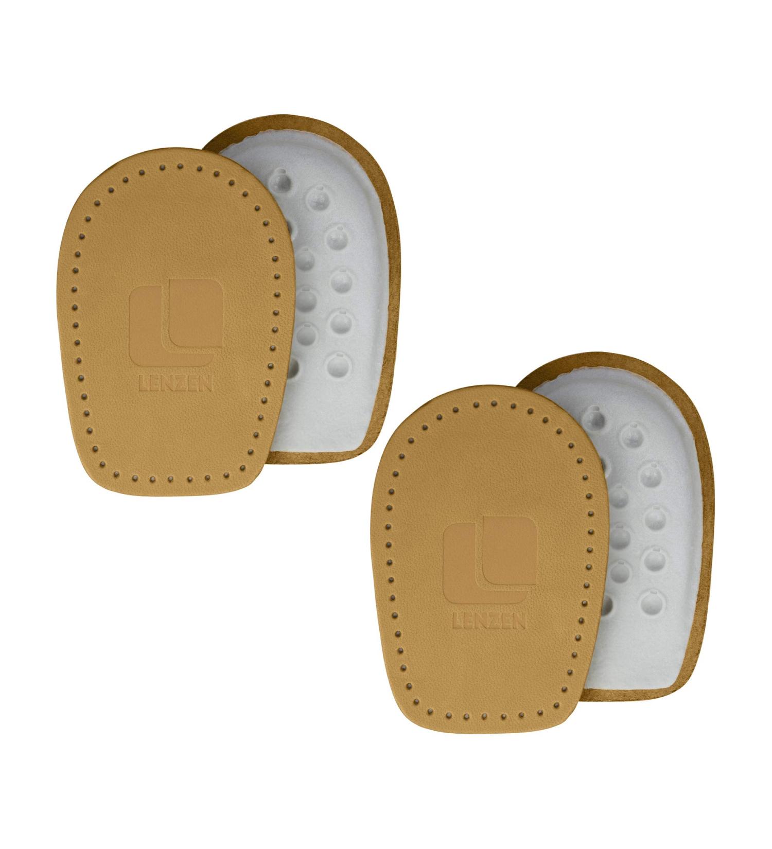 Lenzen Leather Heel Pads - 2 Pairs of Comfortable Cushioning for Sizes 38-40 | International Shipping Available - Buy Online on GoSupps.com