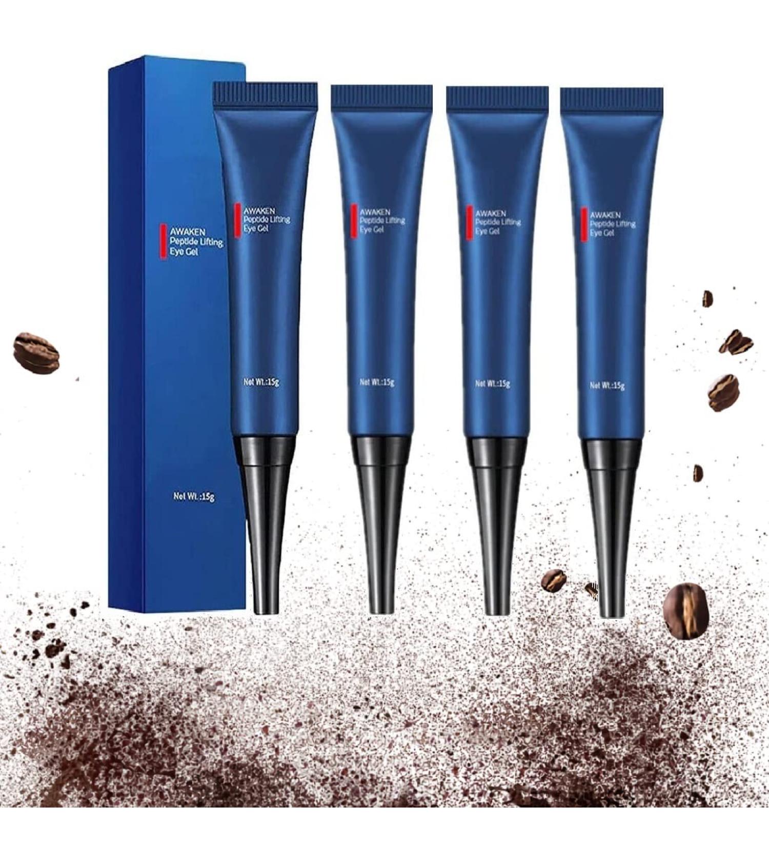 OPENEYES Awaken Peptide Lifting Eye Gel Openeyes Peptide Eye Gel Open Eyes Peptide Openeyes Lifting Eye Gel Men Eye Cream for Dark Circles and Puffiness (4Pcs) - Buy Online on GoSupps.com