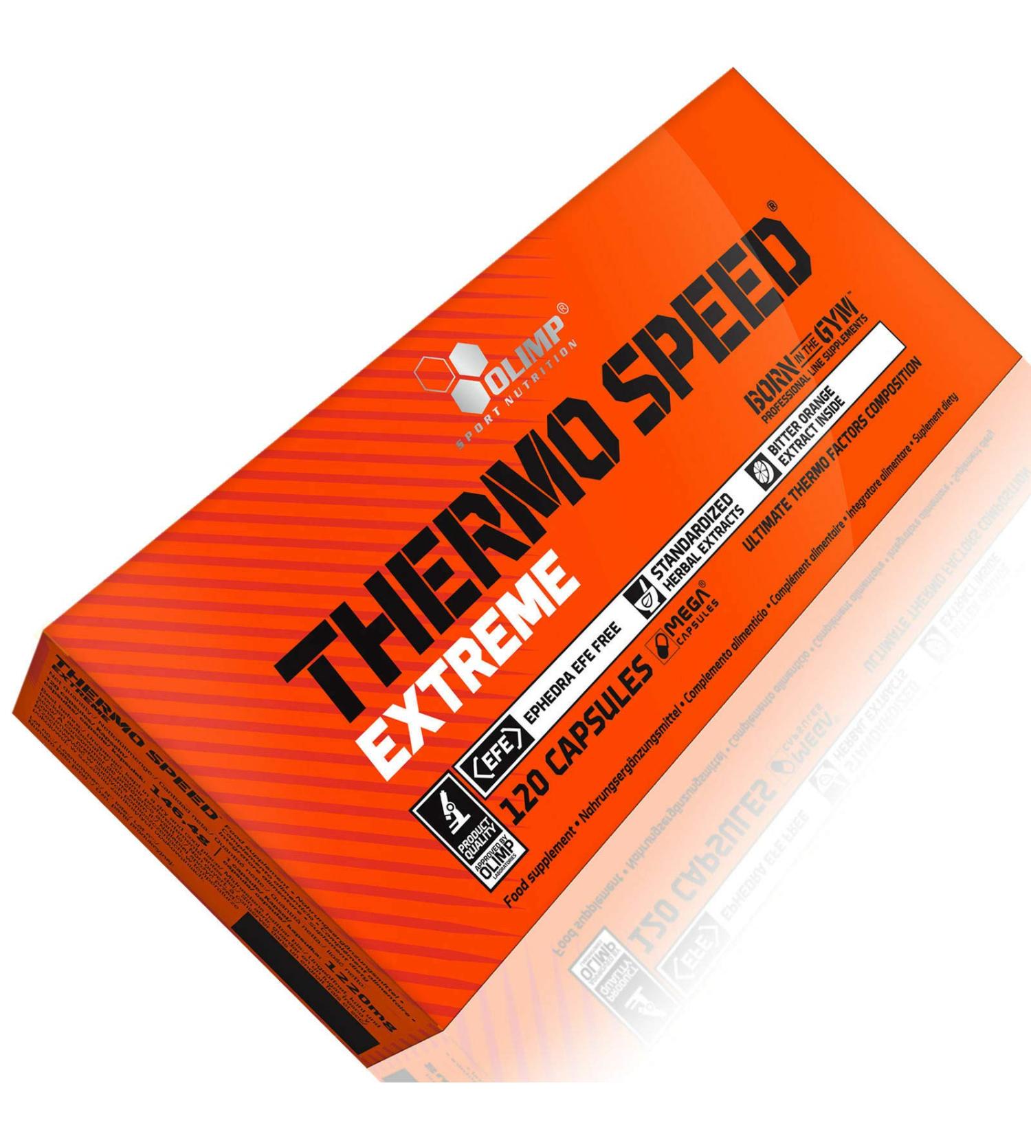 Thermo Speed Extreme - Powerful Thermogenic Fat Burner | Lose Weight Fast with Slimming Pills (60 Capsules) - Buy Online on GoSupps.com