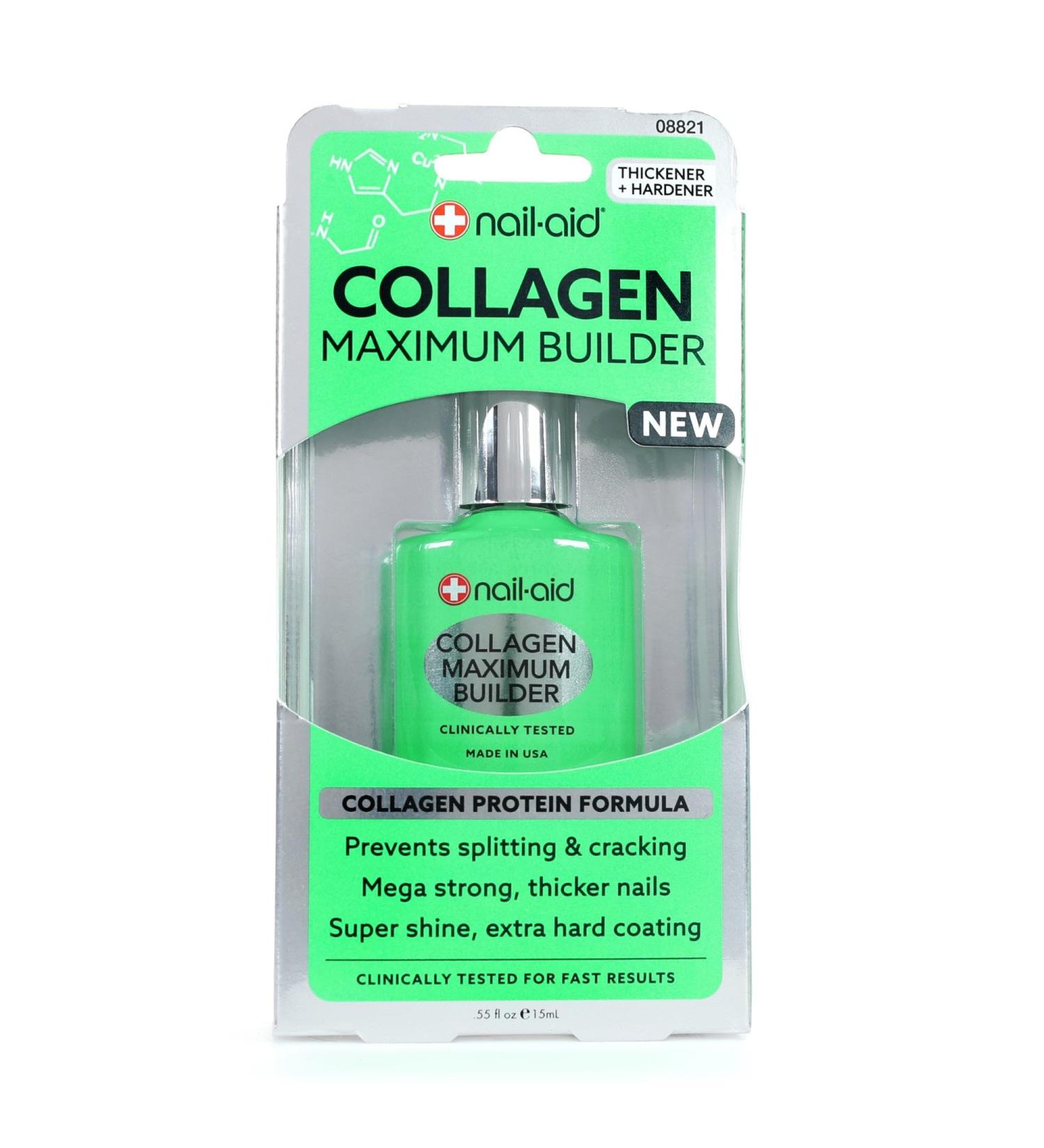 Buy NAIL-AID Collagen Power Coat - Clear Nail Treatment 0.55 Fl Oz | International Shipping Available - Buy Online on GoSupps.com