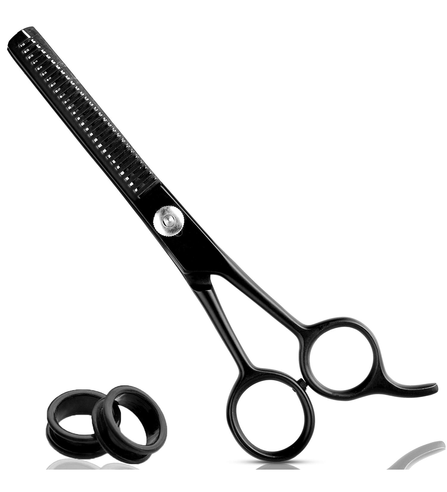 Focus World Uk Professional Hairdressing Thinning Scissors 6.5 Inch Black 1 Count Thinning Scissor Black - Buy Online on GoSupps.com