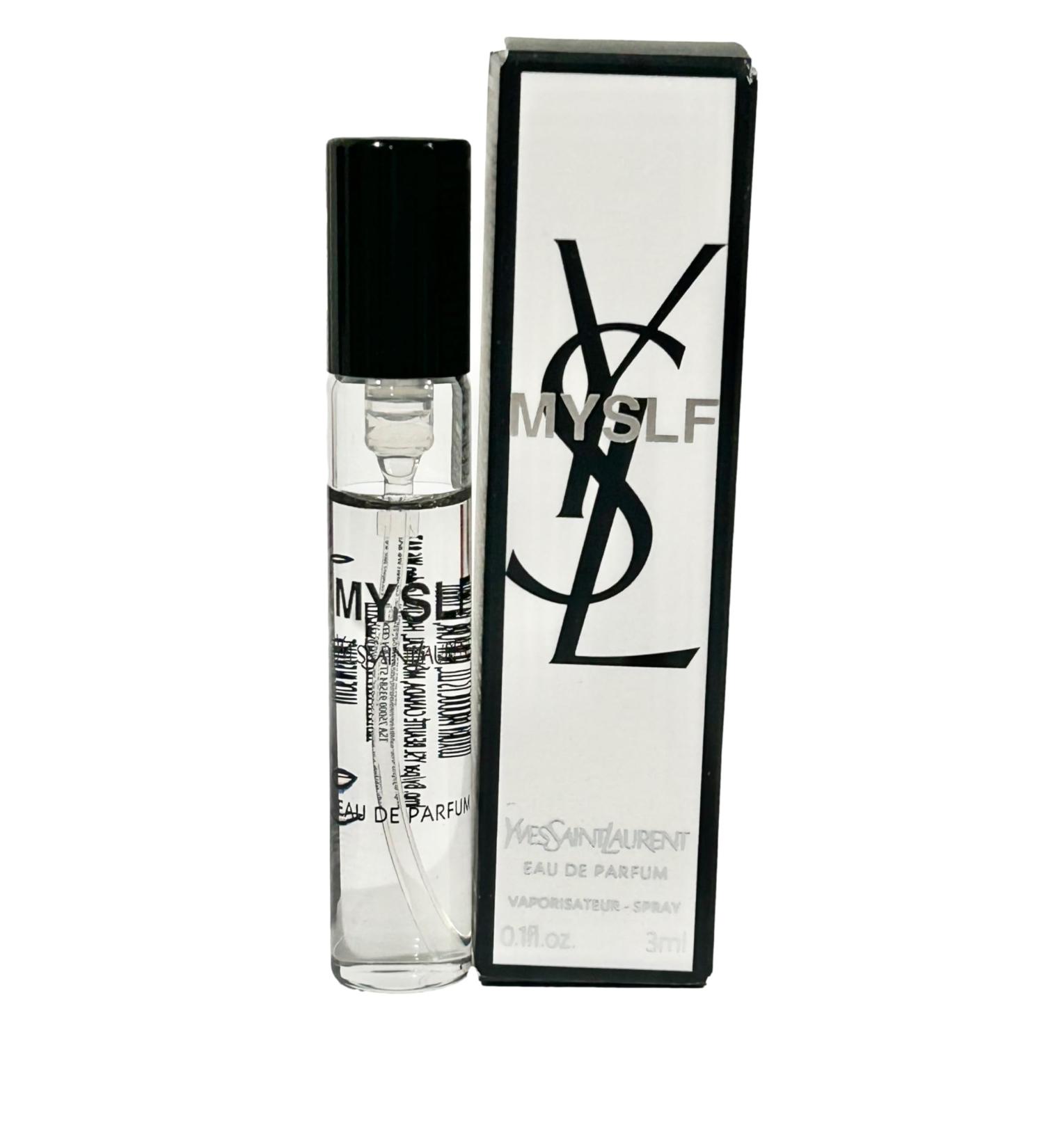 YVES SAINT LAURENT YSL Men MYSLF SPRAY Perfume MINI SMALL TRAVEL SIZE 3 ml / 0.1 Fl oz Black - Buy Online on GoSupps.com