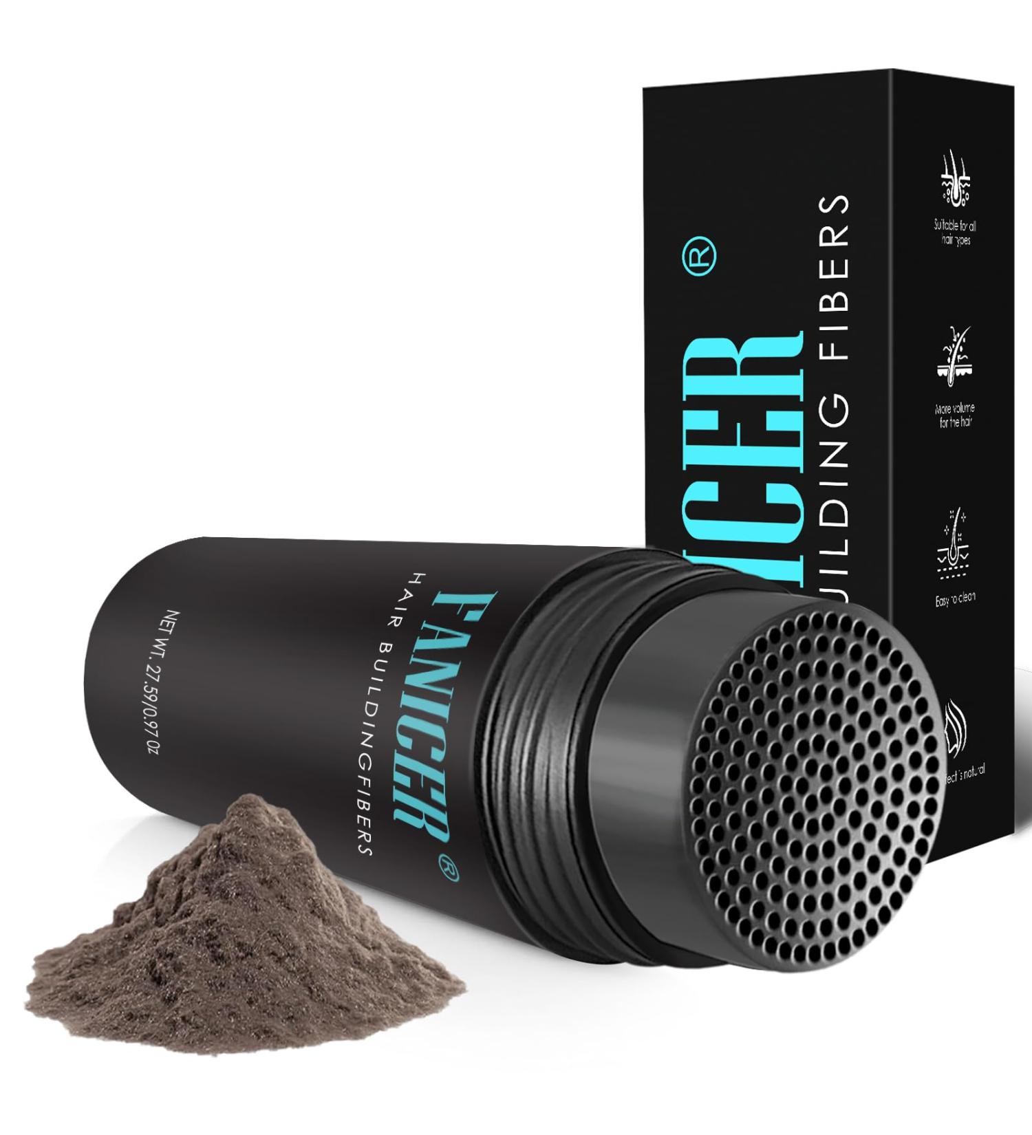 Hair for Hair Thickening Hair Fibres for Hair Thickening Hair Powder for Thin Hair Leave Hair Thicker in Seconds 27.5 g (Dark Brown) - Buy Online on GoSupps.com