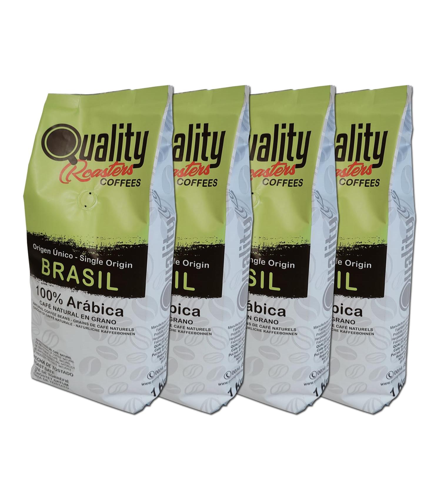 Quality Roasters Coffees. Natural Coffee Beans. 100% Arabica. Single Origin Brazil. Hand Roasted. Medium Roast (4 Kg Chocolate) - Buy Online on GoSupps.com