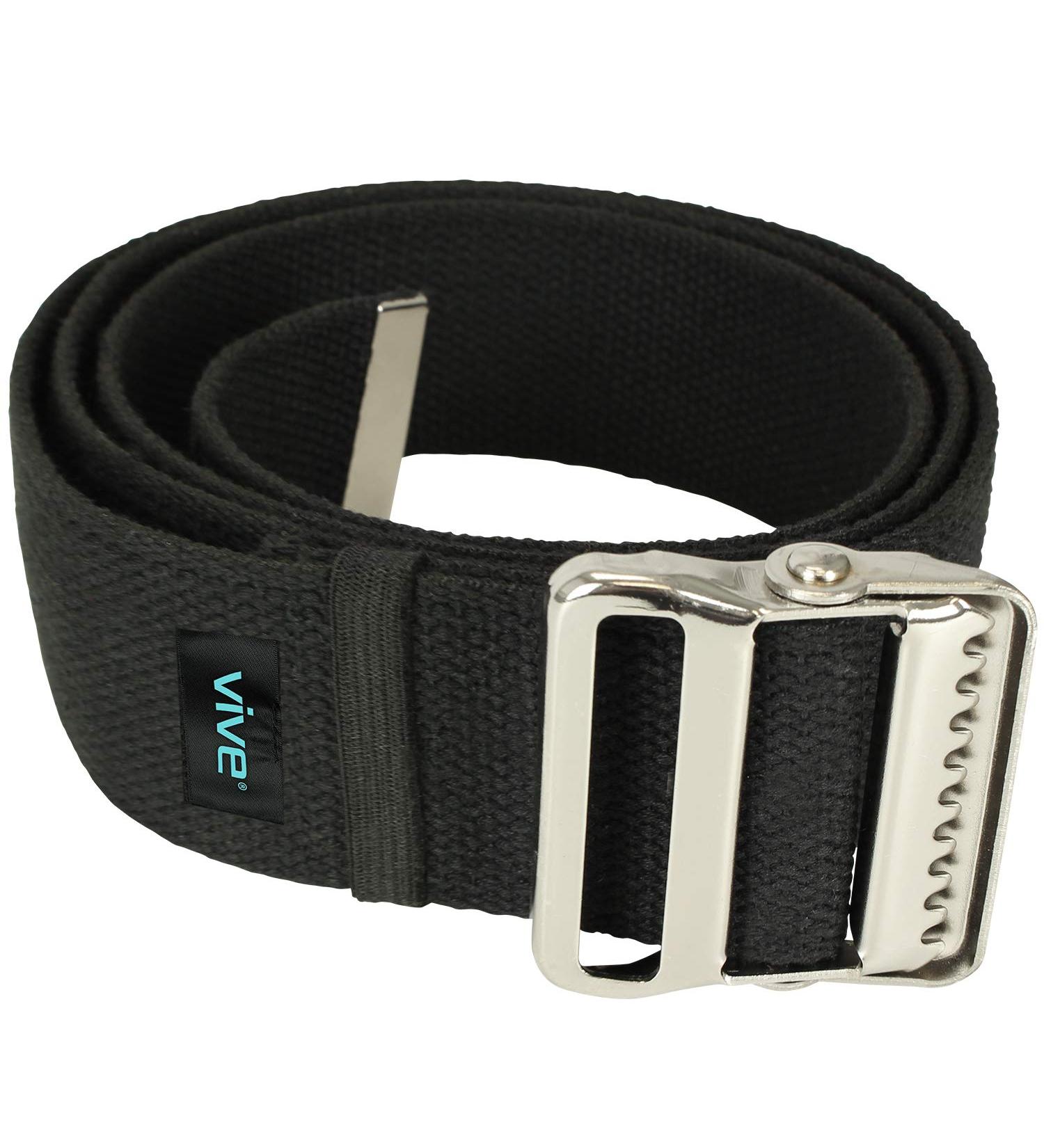 Vive Gait Belt (60 Inch) - Transfer Assist Device for Seniors - Occupational Therapy Aid for Medical Nursing Safety - Buy Online on GoSupps.com