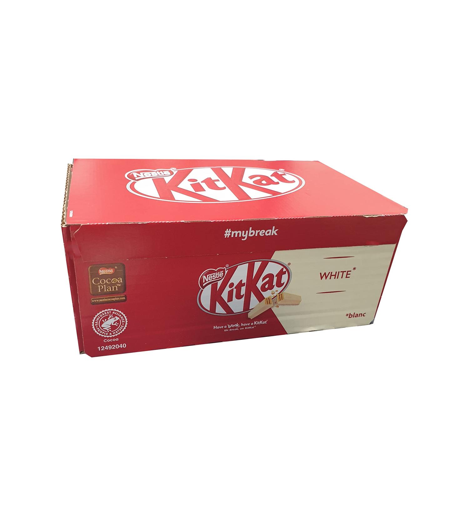  KitKat Nestl KitKat White 41 g - Pack of 24 - Buy Online on GoSupps.com