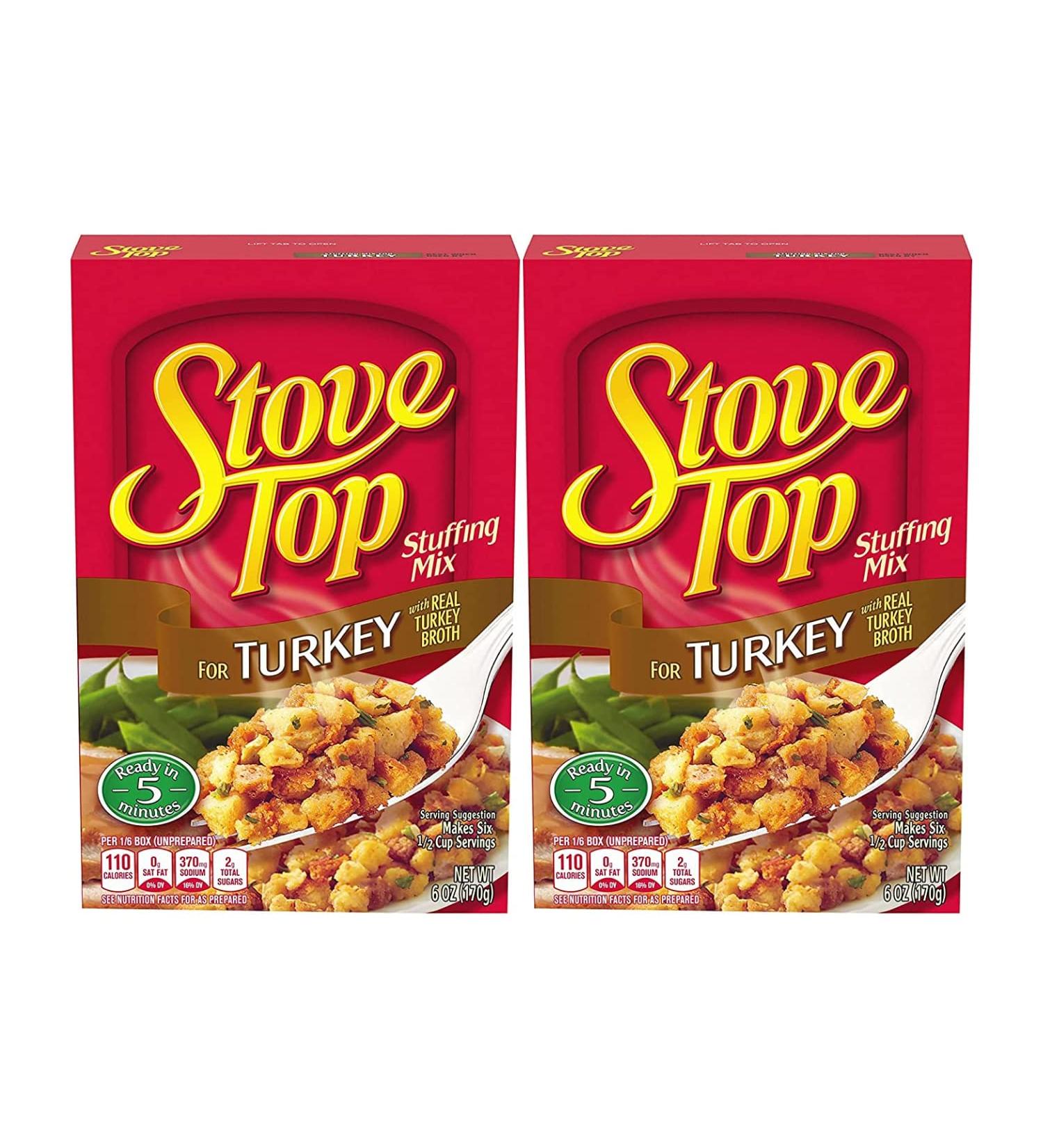 Stove Top Turkey Stuffing Mix 170g | Perfect Stuffing Side at Any Family Meal | Pack of 2 - Buy Online on GoSupps.com