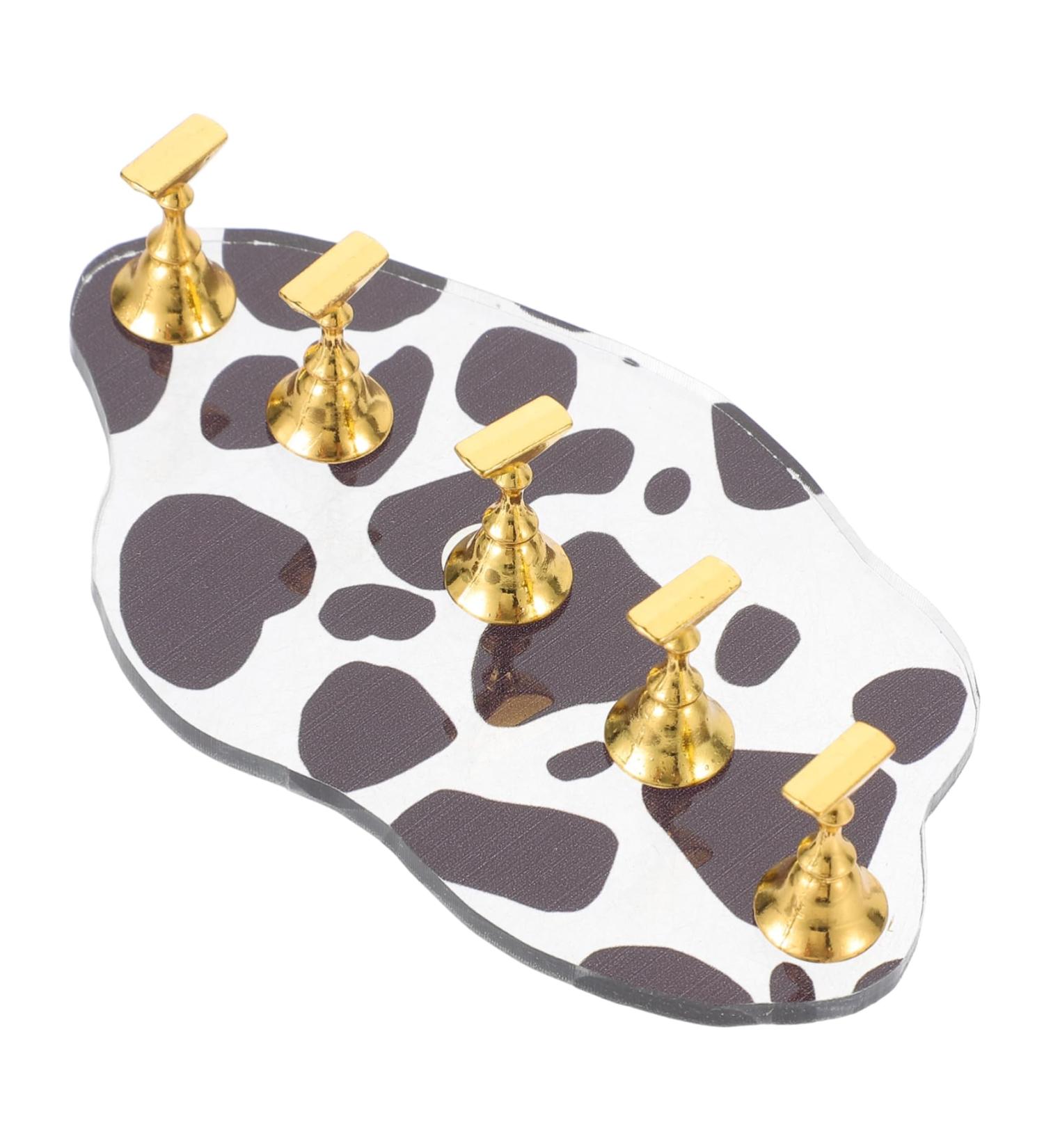 DRESSOOS 2 Sets base Palette nail nail holder for painting nails fake nail stand with base nail tips stand holder nail frame the cow nail stand easel artificial false nails - Buy Online on GoSupps.com