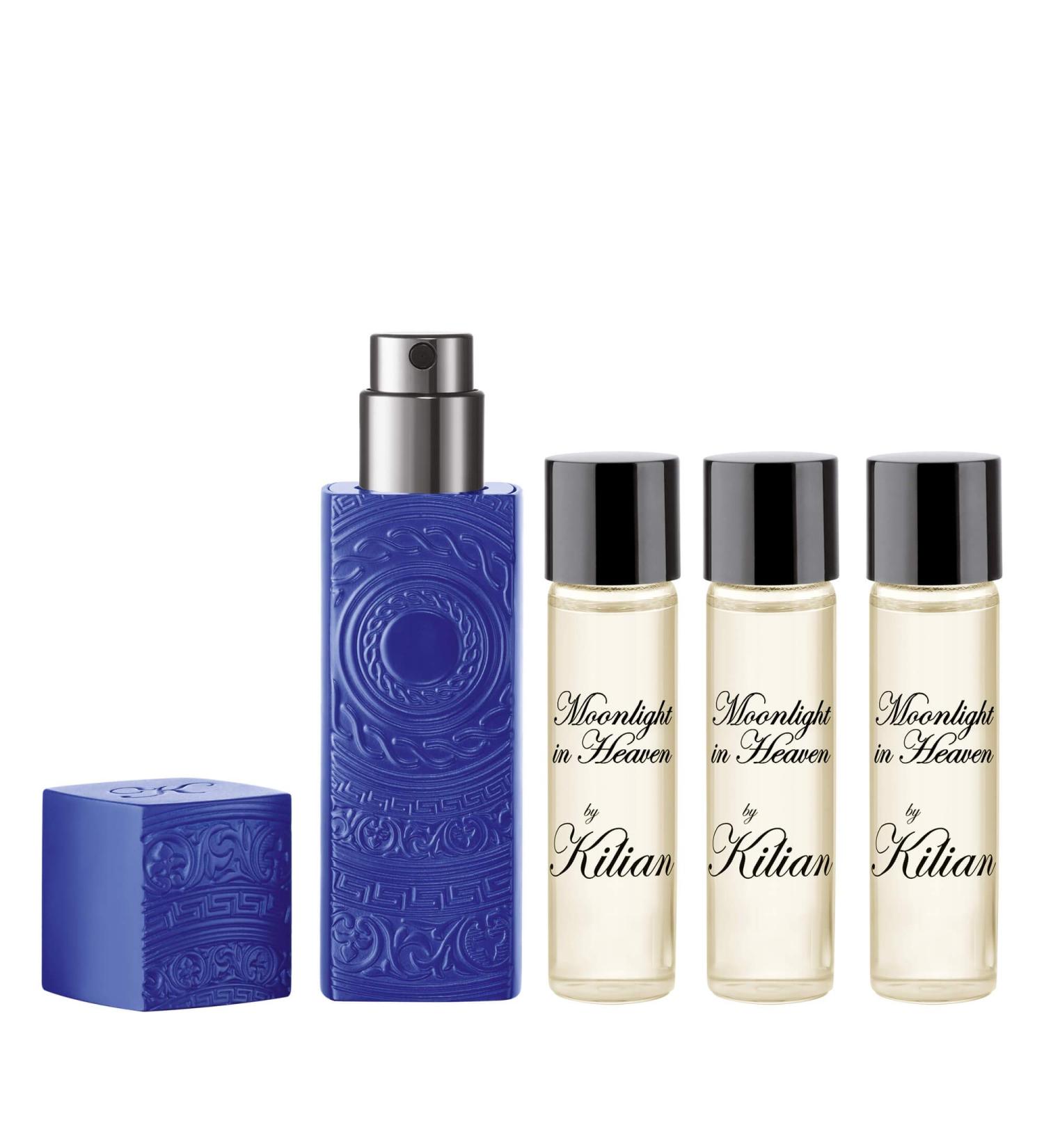 KILIAN MOONLIGHT IN HEAVEN by Kilian EAU DE PARFUM SPRAY REFILLABLE 0.25 OZ & EAU DE PARFUM REFILL 3 X 0.25 OZ